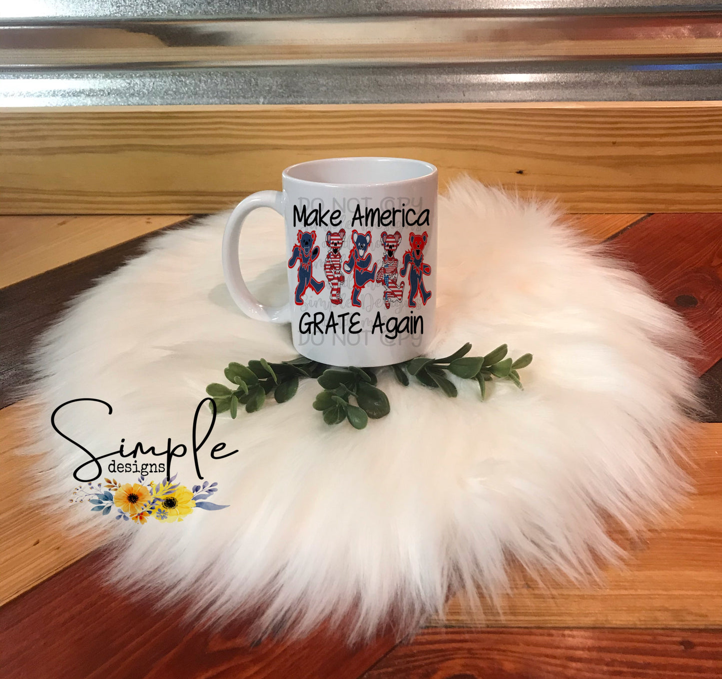 Make America Grate Again Grateful Dead Bears Sublimation Heat Transfer Sheets