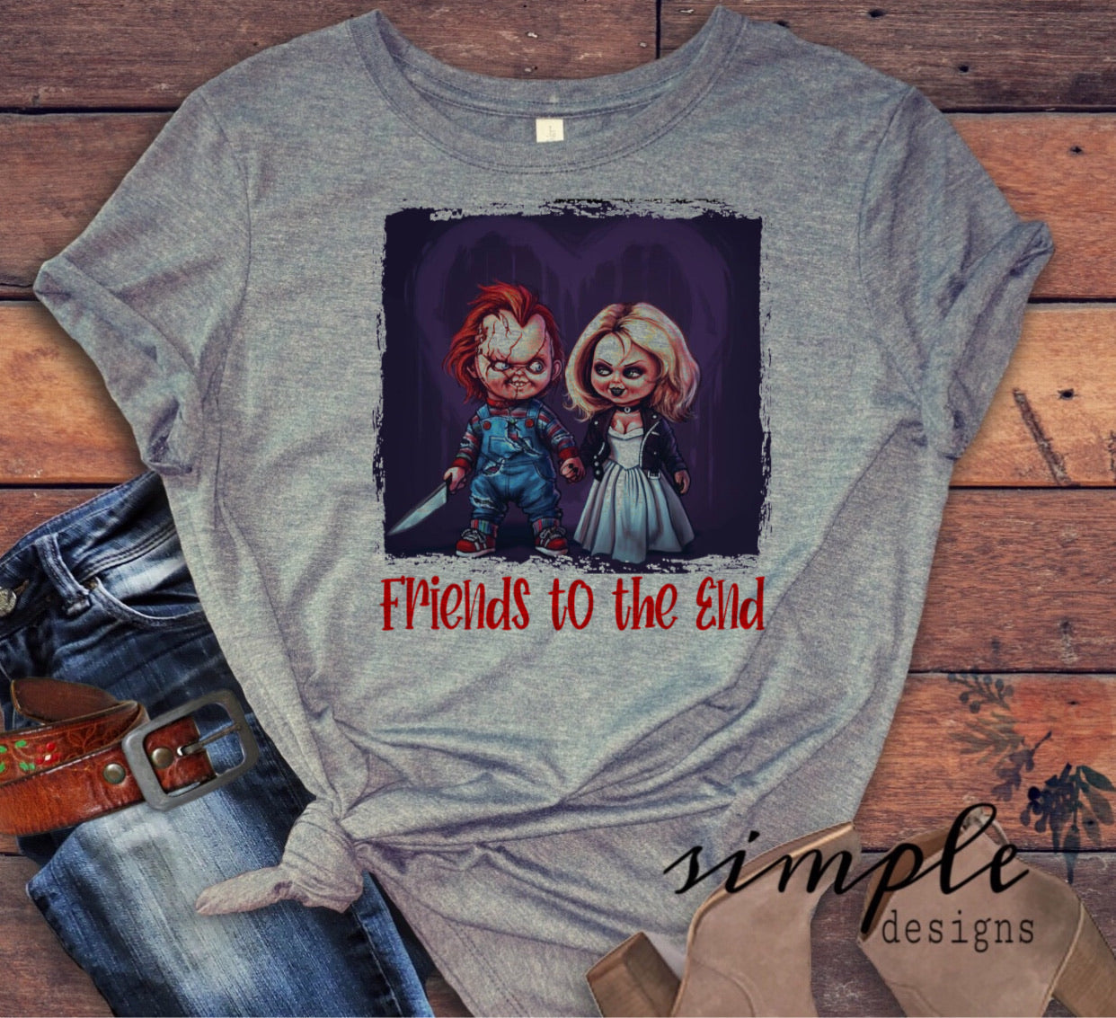 Friends to the End Sublimation Heat Transfer Sheets
