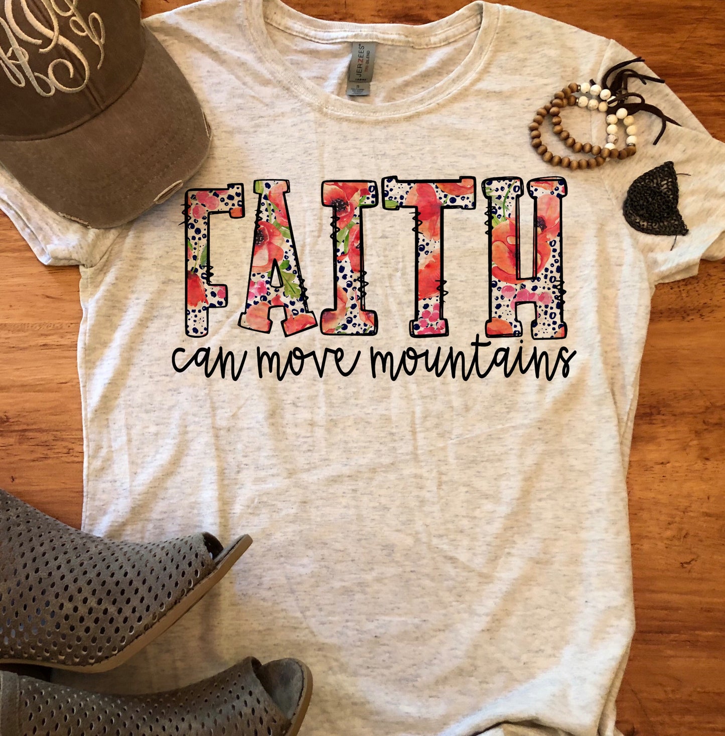 Faith Can Move Mountains Sublimation Heat Transfer Sheets