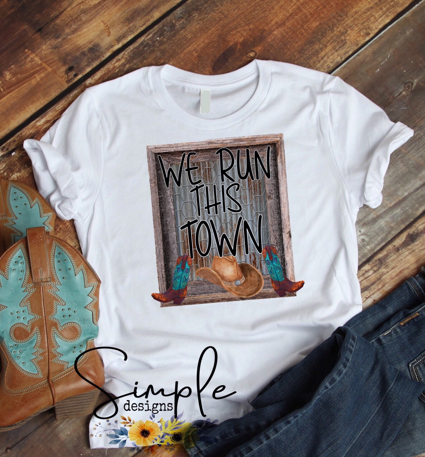 We Run This Town Sublimation Heat Transfer Sheets
