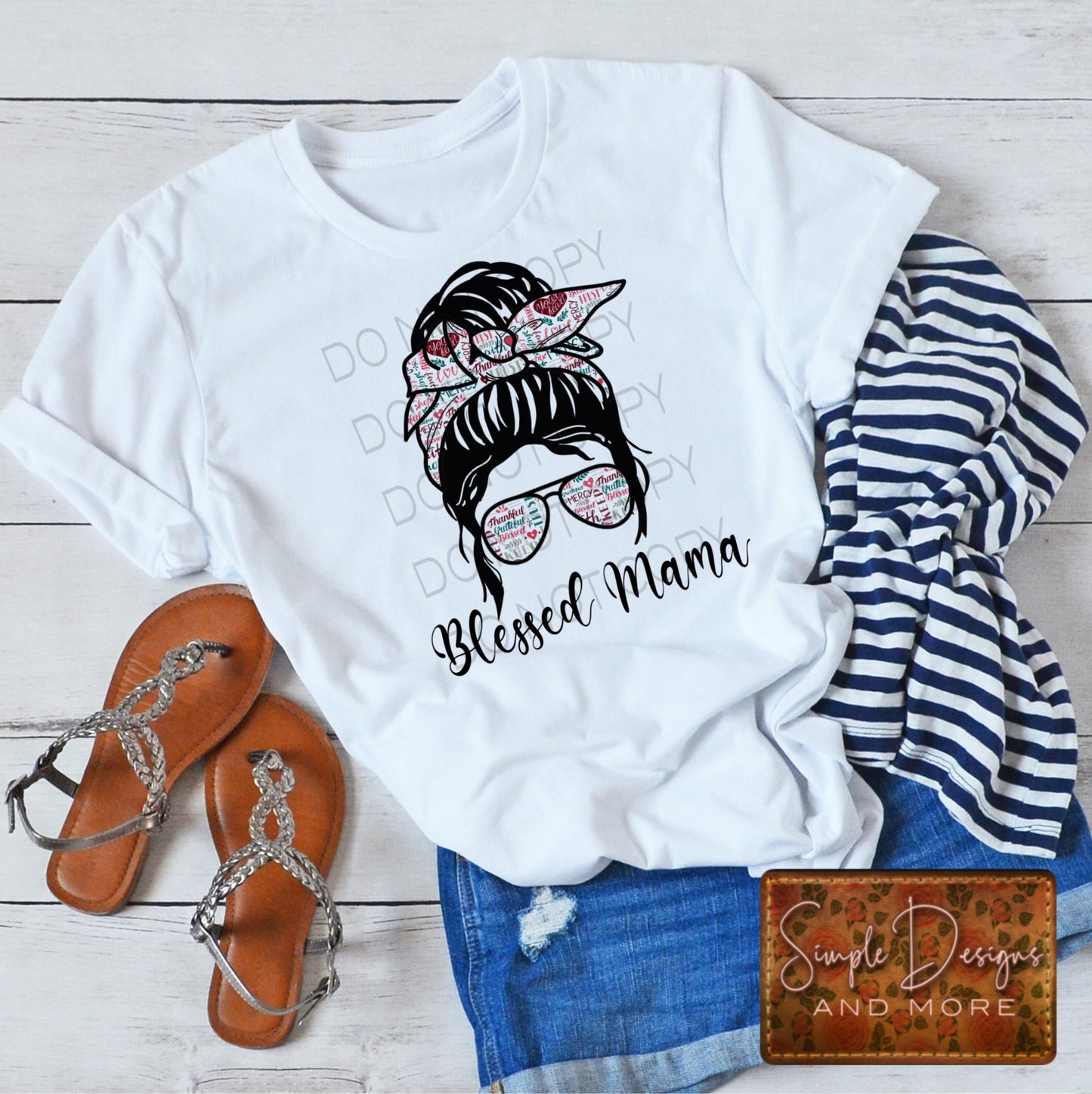 Blessed Mama Sublimation Heat Transfer Sheets