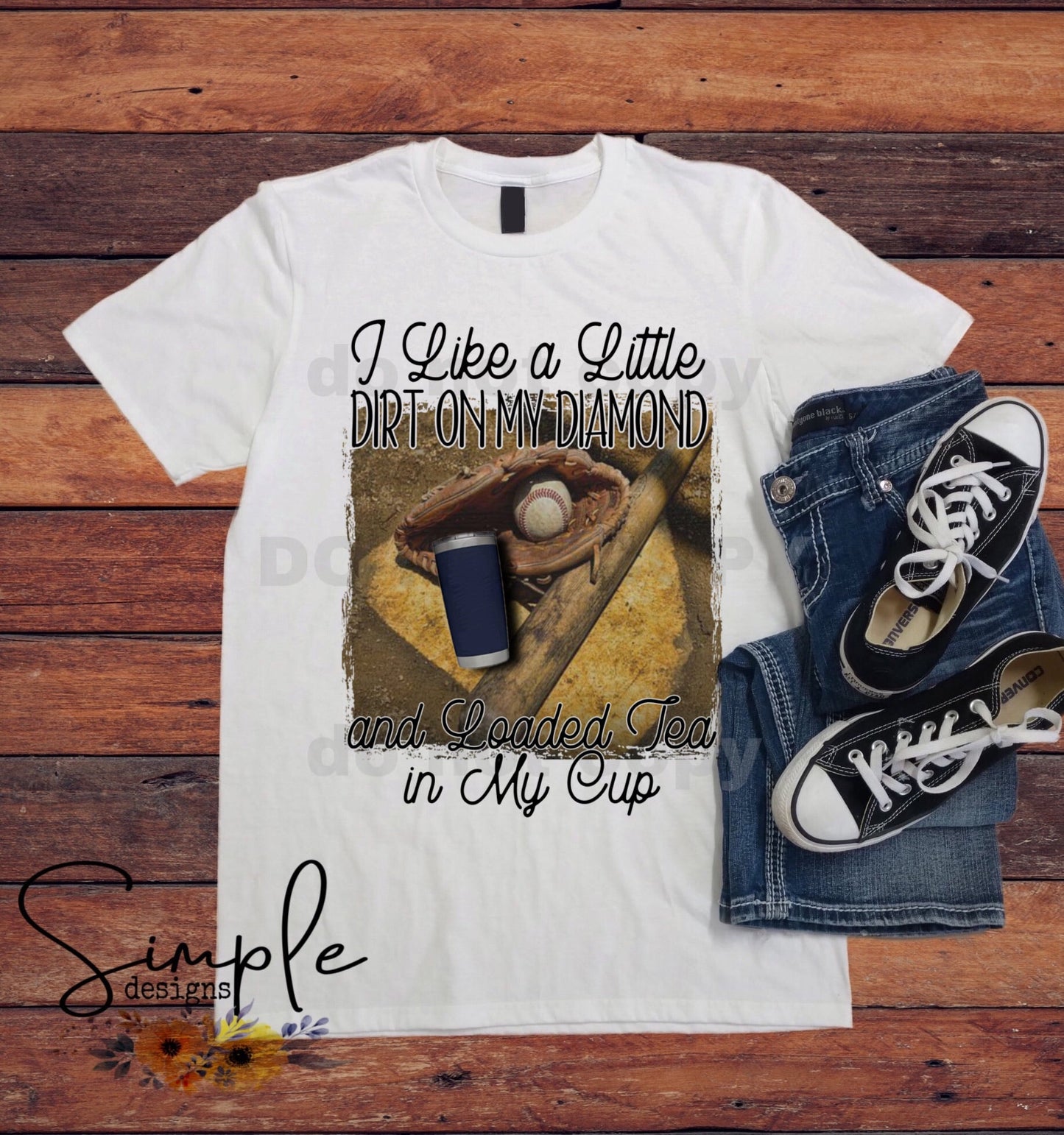I Like a Little Dirt on My Diamond and Loaded Tea in my Cup Sublimation Heat Transfer Sheets