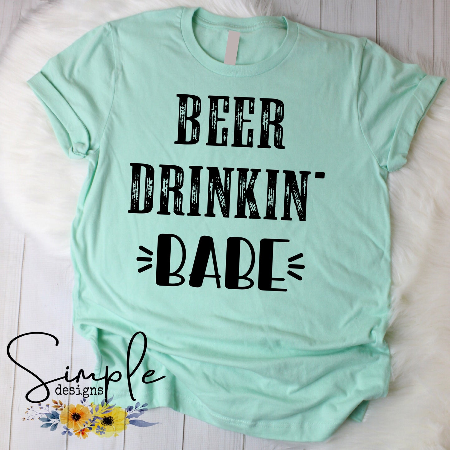 Beer Drinkin Babe Sublimation Heat Transfer Sheets