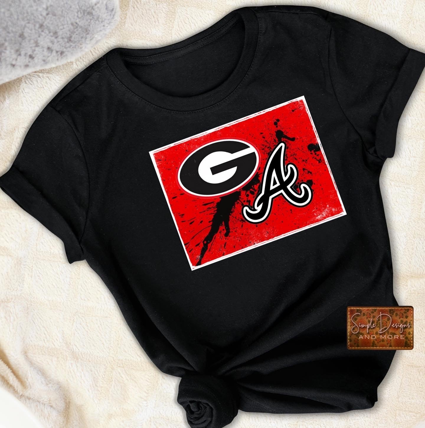 Braves and GA Bulldogs Football Sublimation Heat Transfer Sheets