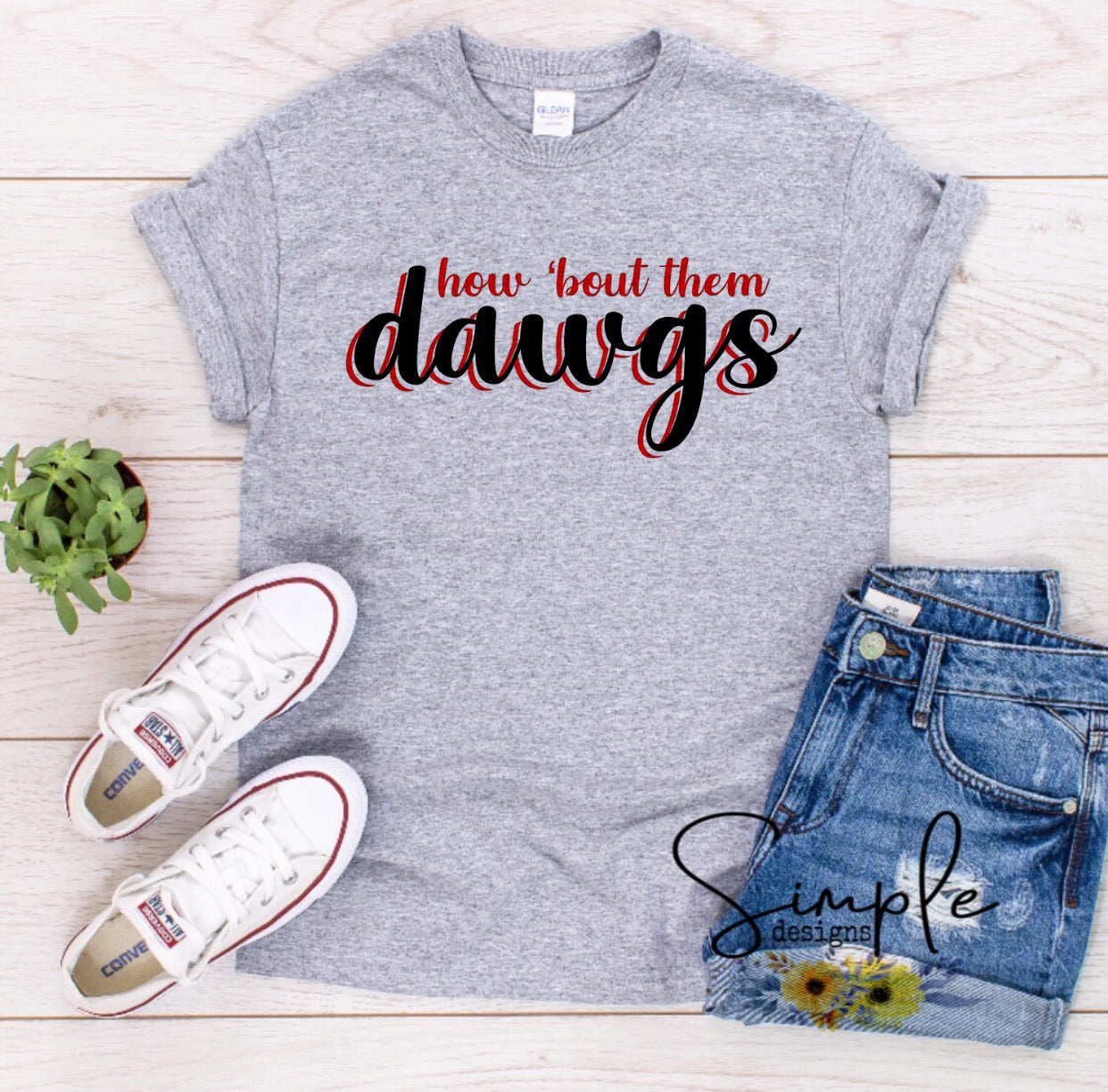 How about Them Dawgs, GA BULLDOGS Sublimation Heat Transfer Sheets
