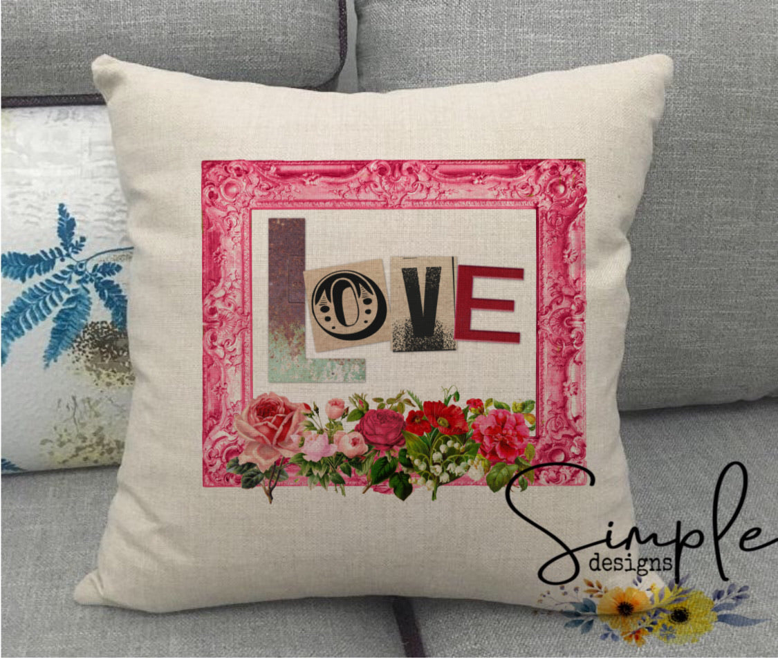 Love Valentines Sublimation Heat Transfer Sheets