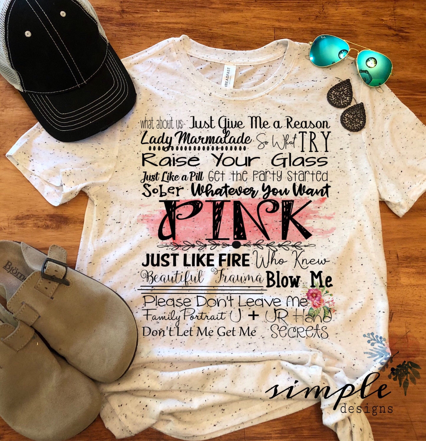 PINK Music Sublimation Heat Transfer Sheets