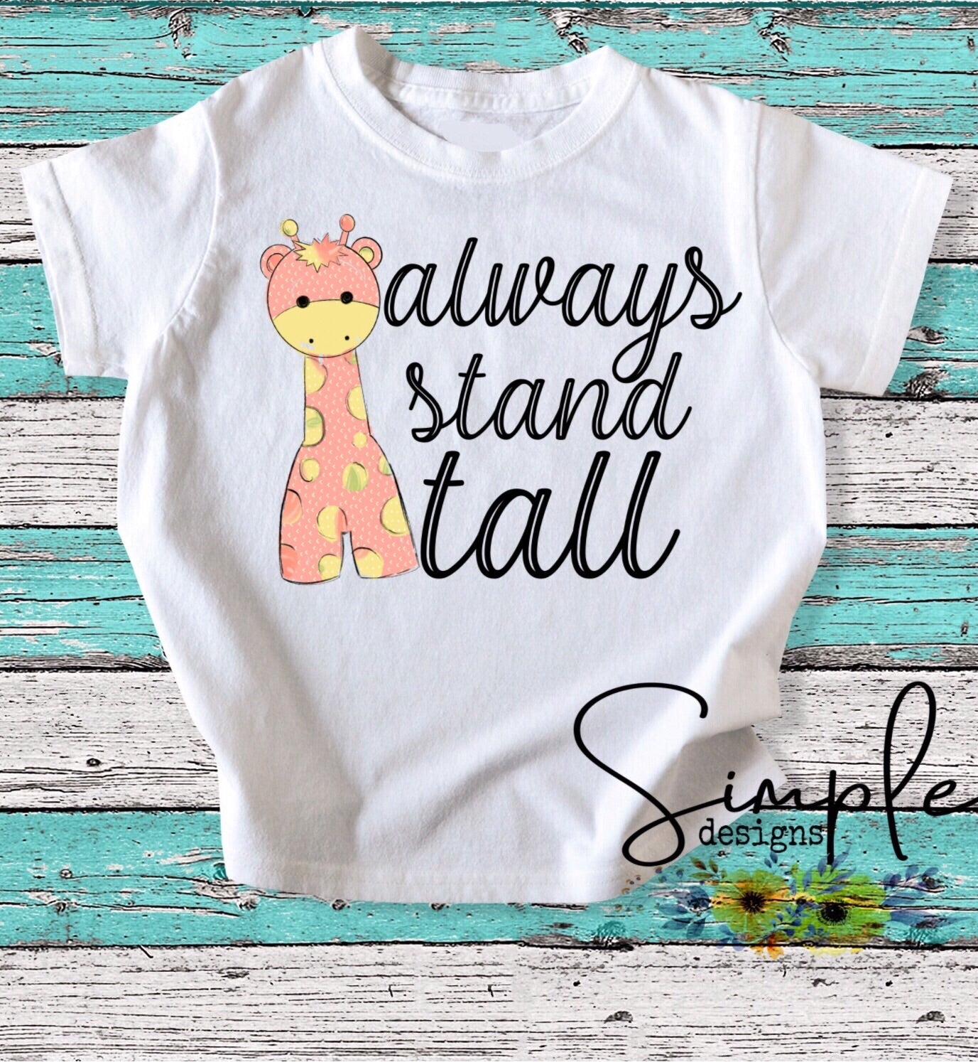 Always Stand Tall Sublimation Heat Transfer Sheet