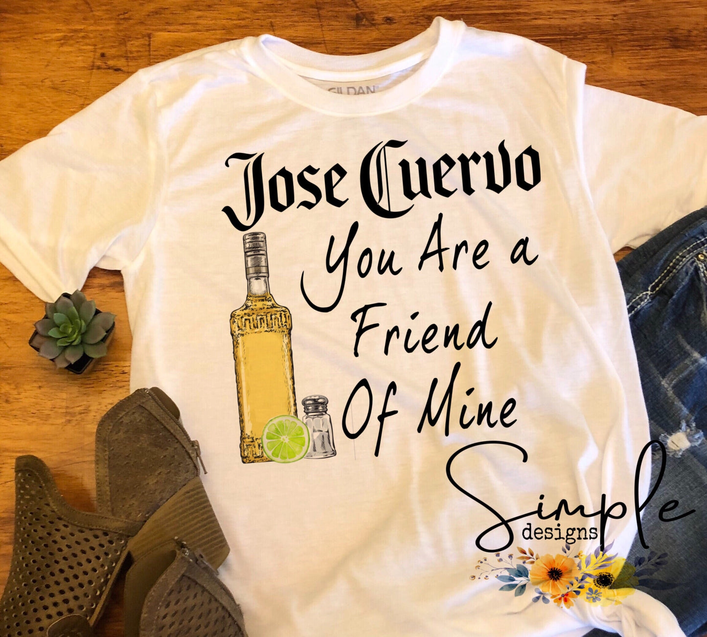 Jose Cuervo You Are a Friend of Mine Sublimation Heat Transfer Sheet