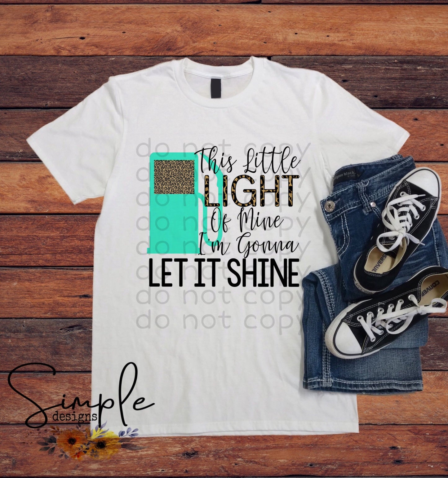 This Little Light of Mine Sublimation Heat Transfer Sheets