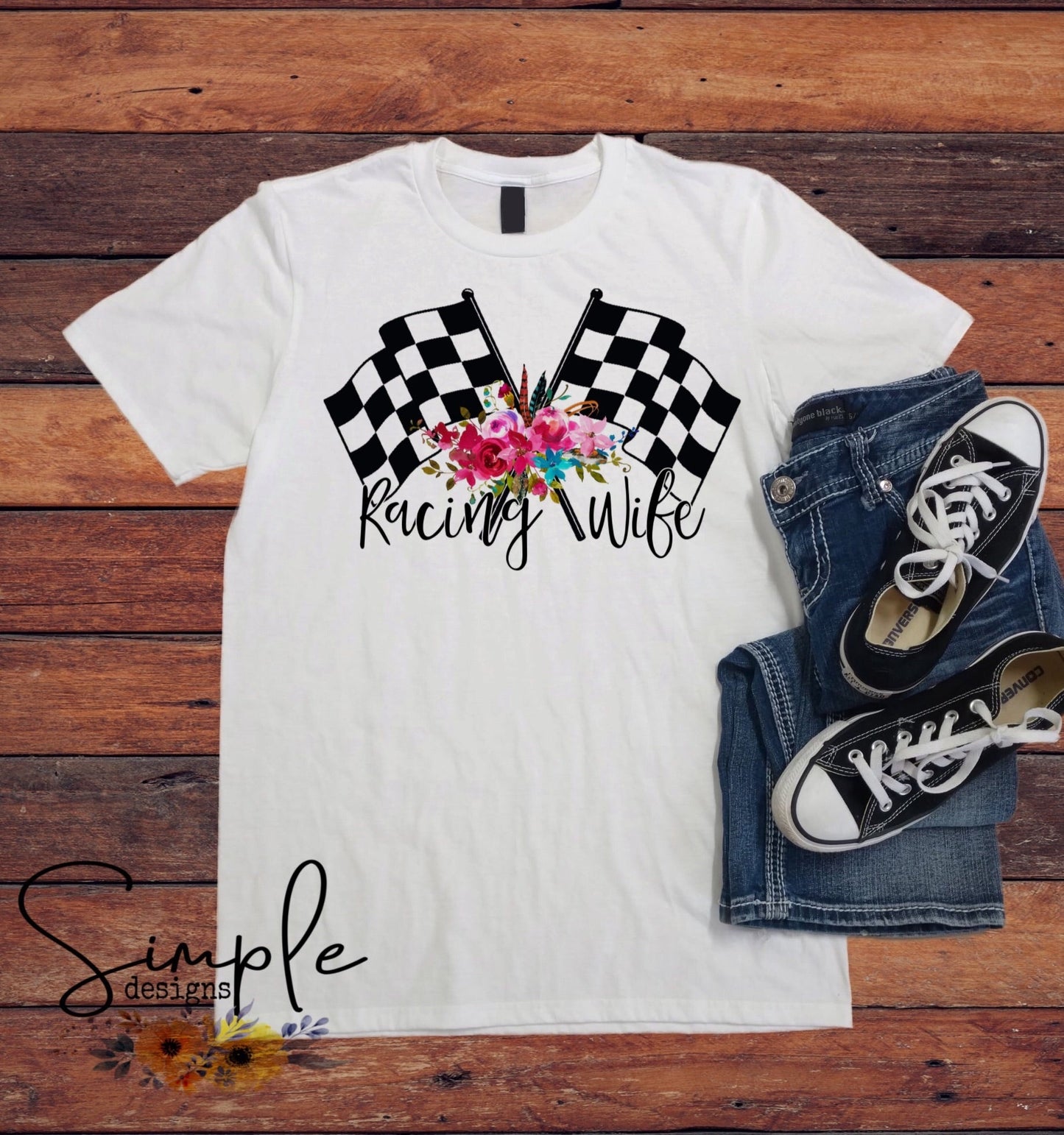 Racing Wife Sublimation Heat Transfer Sheets