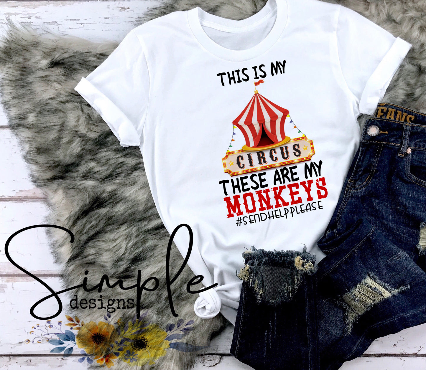 This is My Circus Sublimation Heat Transfer Sheets