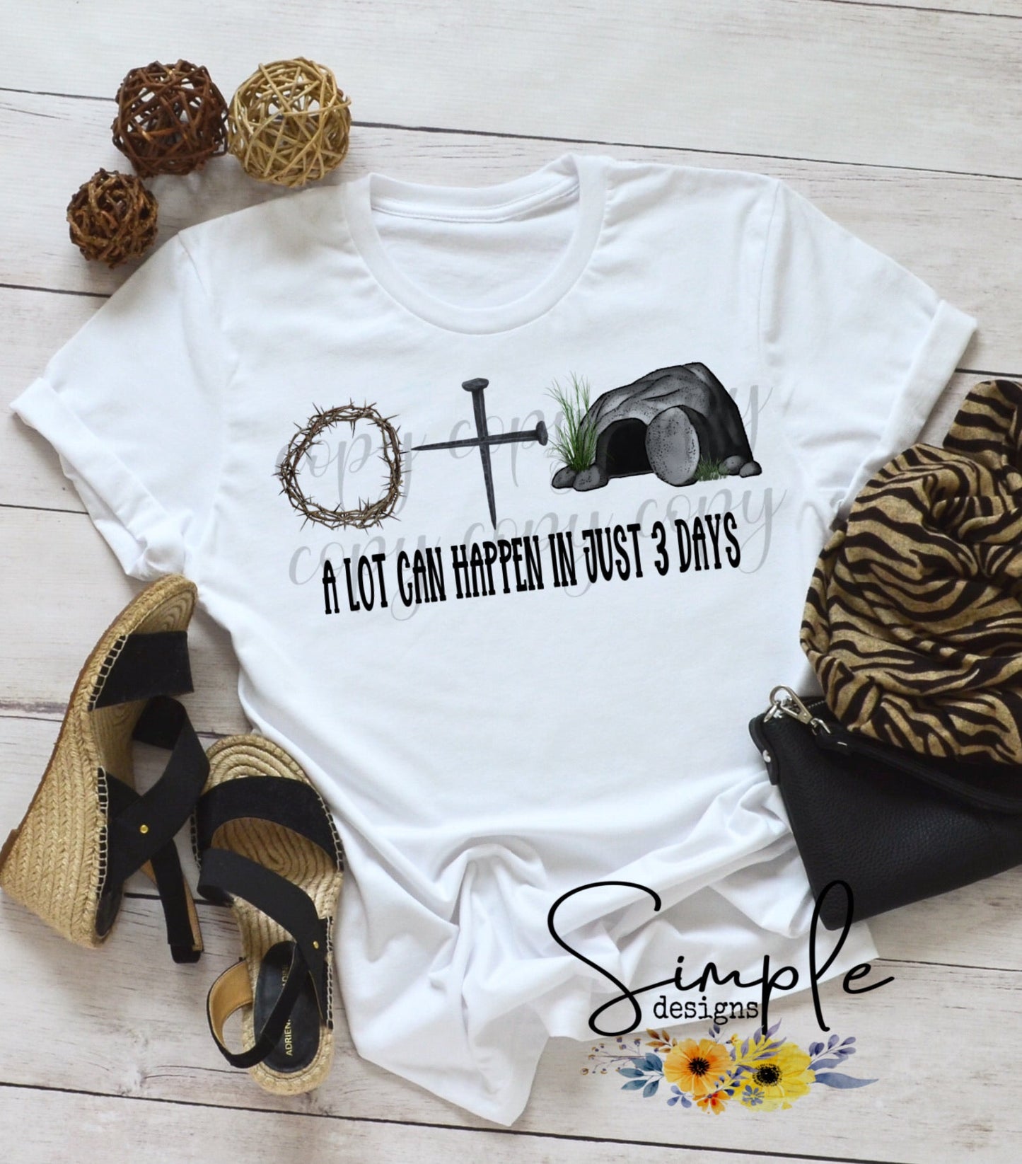A Lot Can Happen in Just 3 Days Sublimation Heat Transfer Sheet