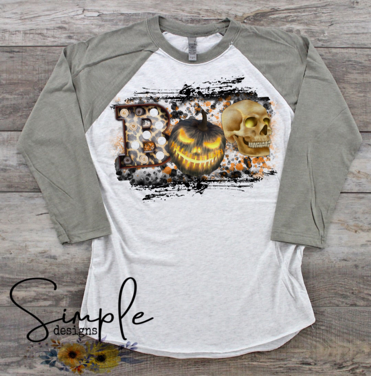 Boo Marquee, Jack o lantern, Skull Sublimation Heat Transfer Sheets