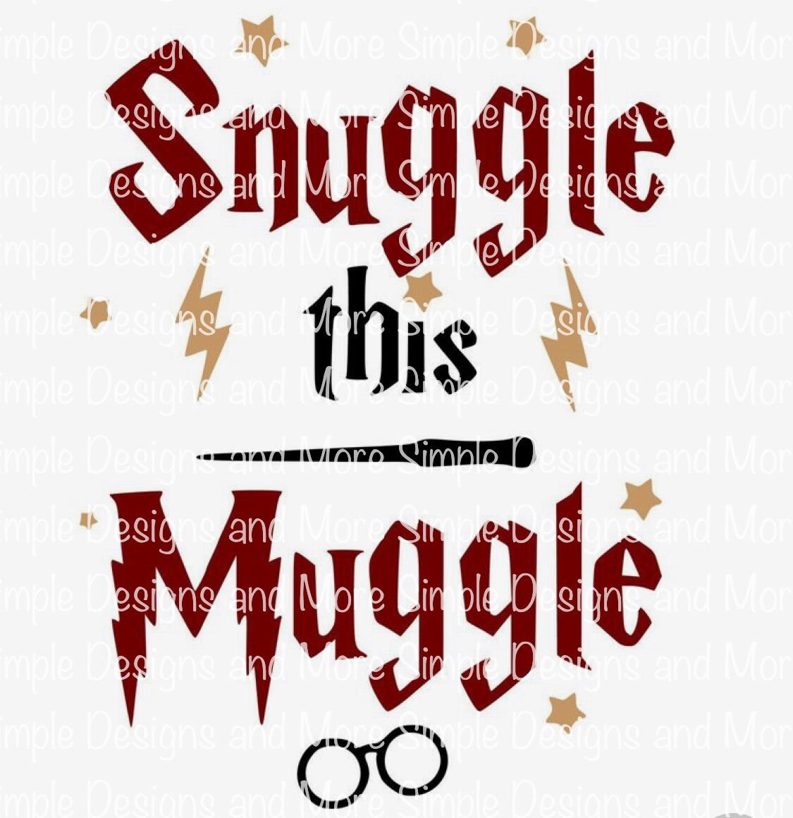 Snuggle this Muggle Sublimation Heat Transfer Sheets