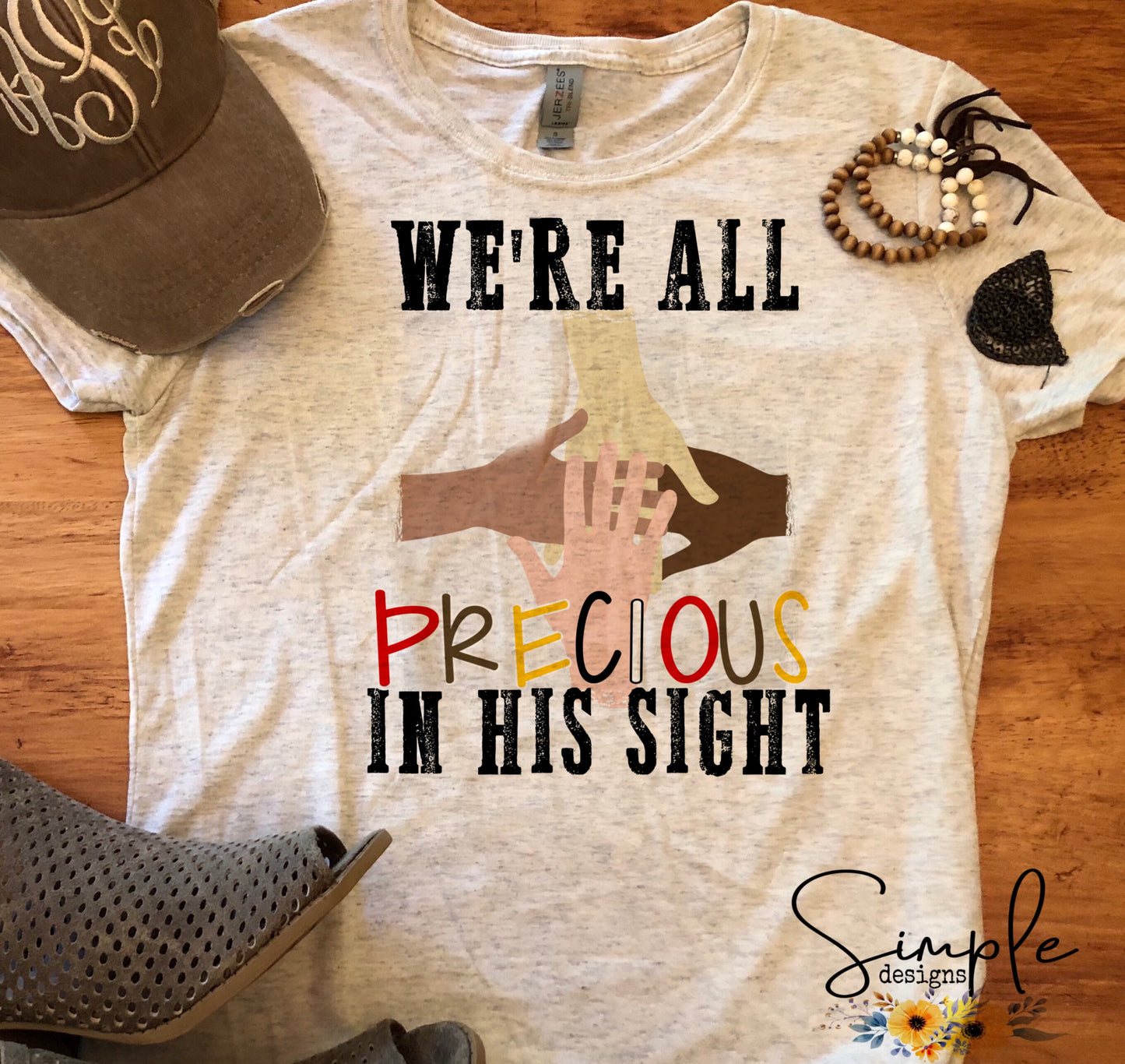 We’re All Precious in His Sight Sublimation Heat Transfer Sheets