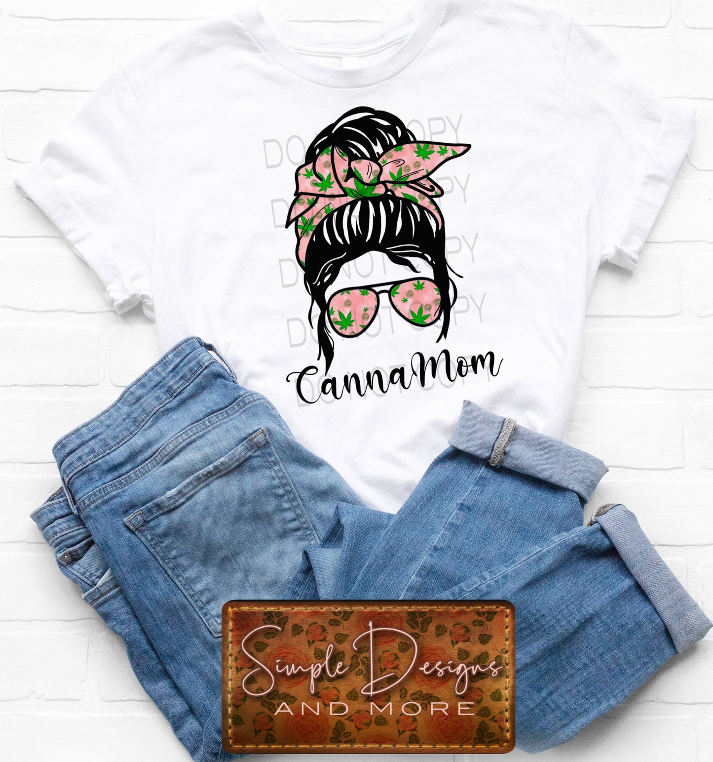 Canna Mom Sublimation Heat Transfer Sheets