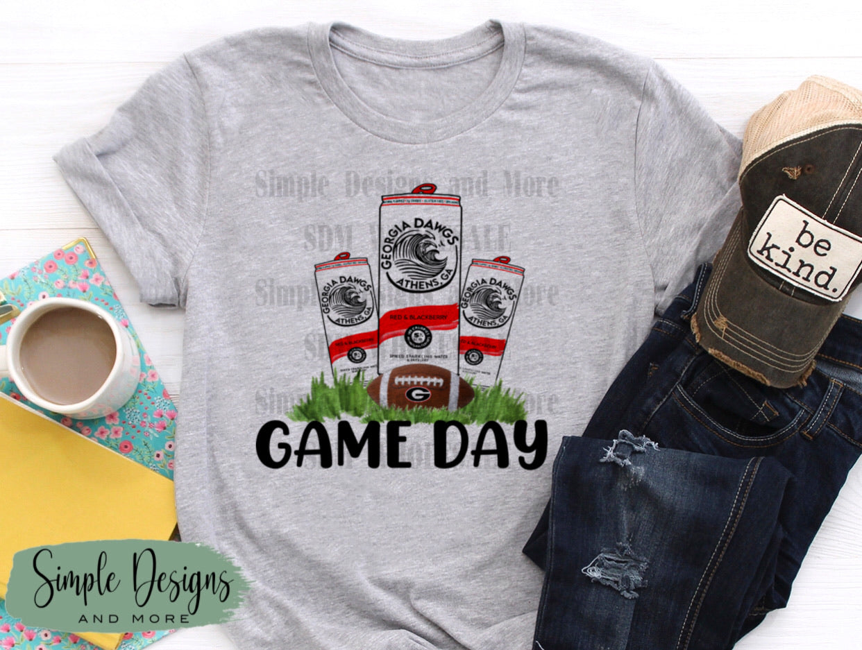 Game Day GA Bulldogs, Go Dawgs Sublimation Heat Transfer Sheets