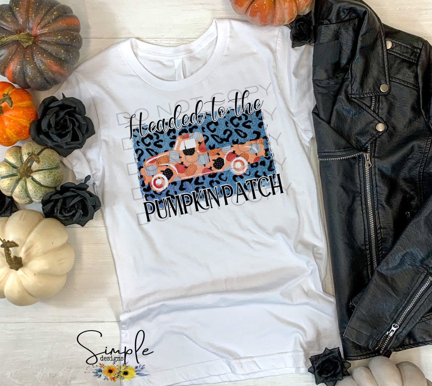 Headed to the Pumpkin Patch Sublimation Heat Transfer Sheets