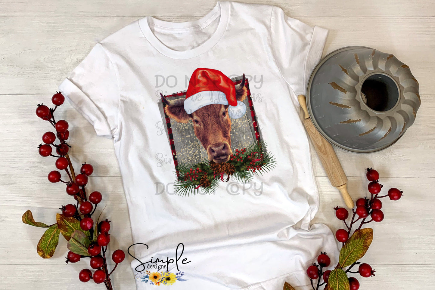 Merry Cow Sublimation Heat Transfer Sheet