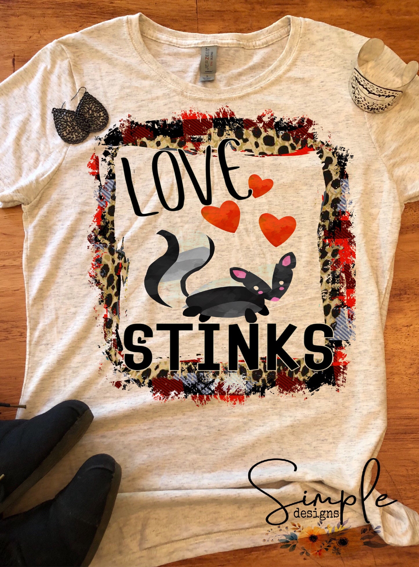 Love Stinks Sublimation Heat Transfer Sheet