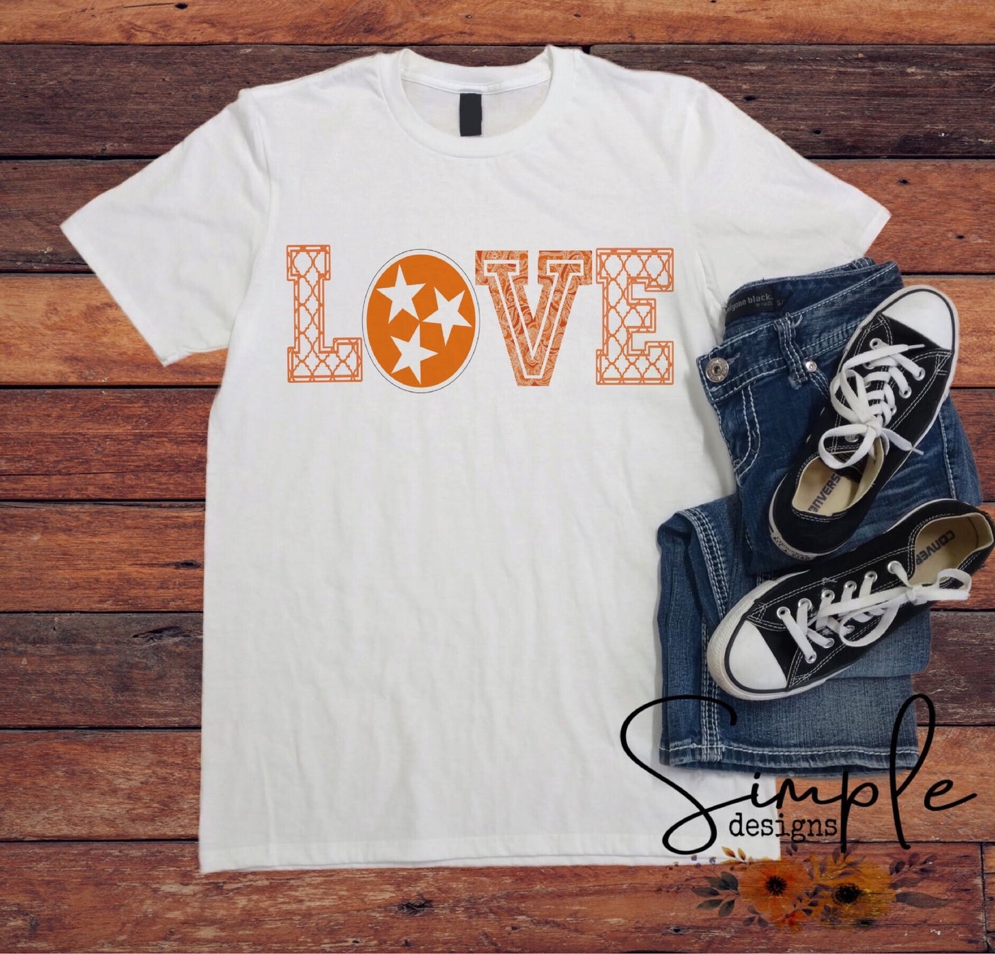 Love TN Vols Sublimation Heat Transfer Sheet
