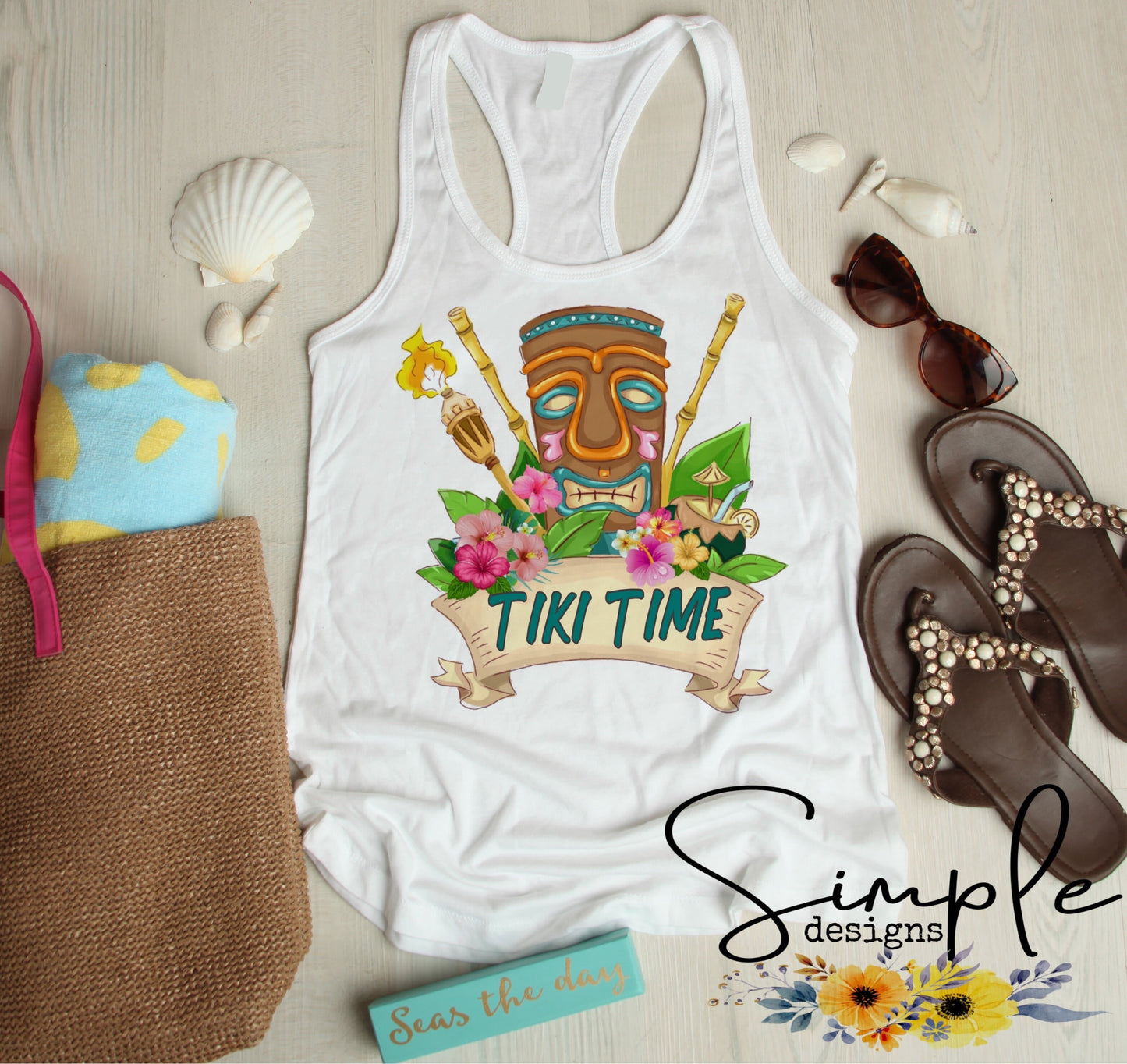 Tiki Time Sublimation Heat Transfer Sheet