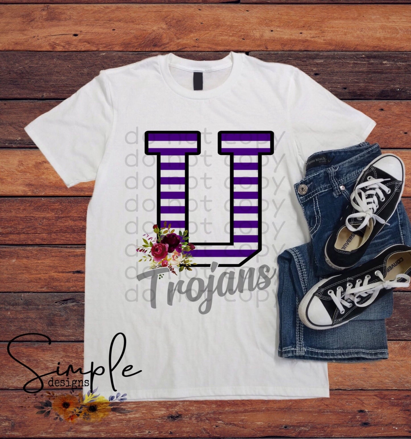 Trojans Custom Sublimation Heat Transfer Sheet
