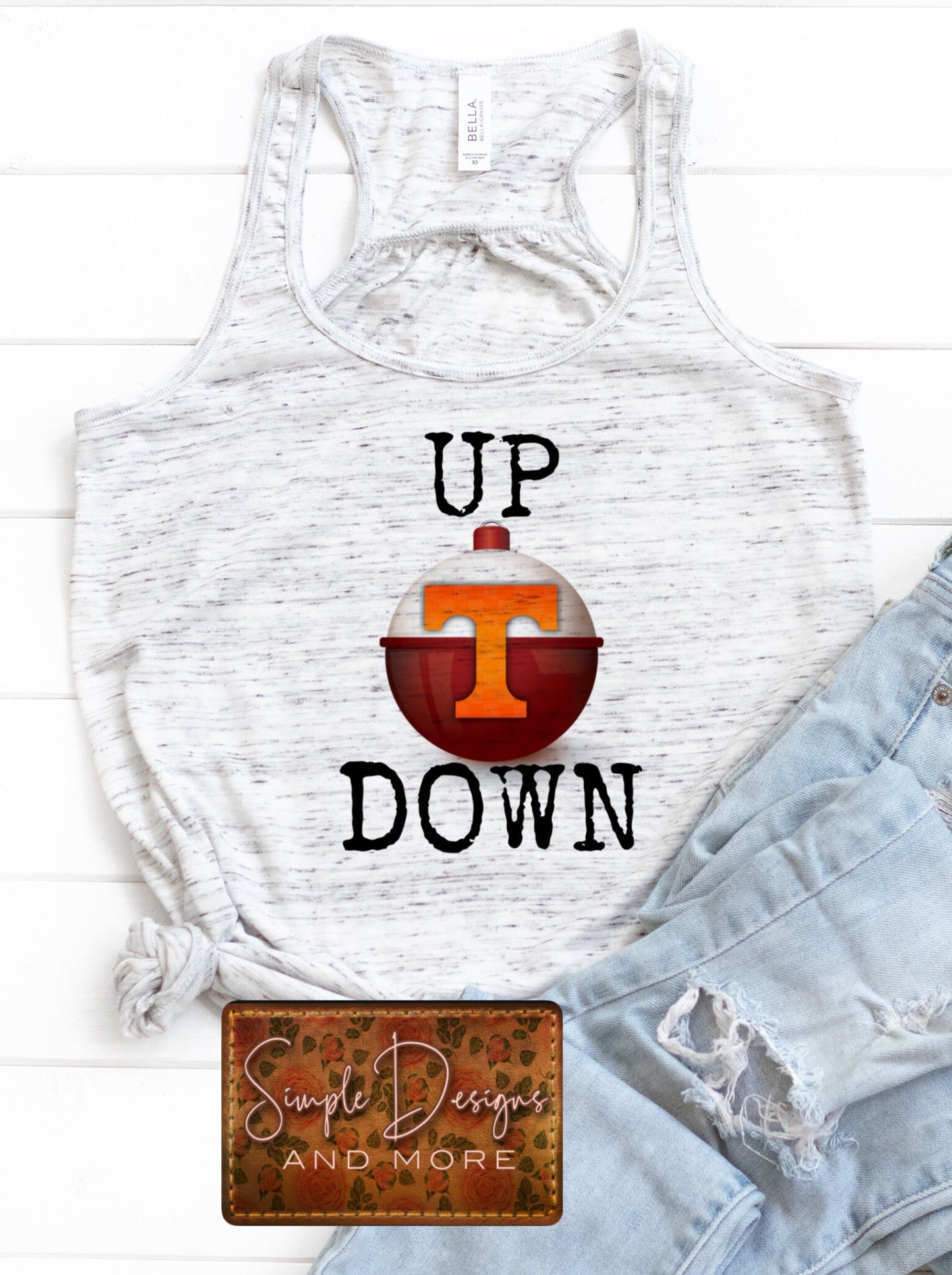 Up Down TN Vols Sublimation Heat Transfer Sheets