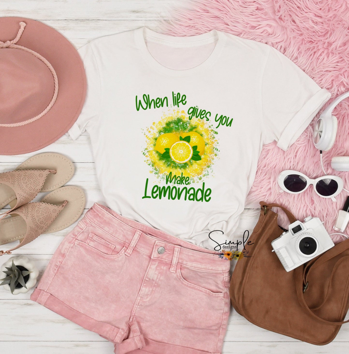 When Life Gives You Lemons Make Lemonade Sublimation Heat Transfer Sheet