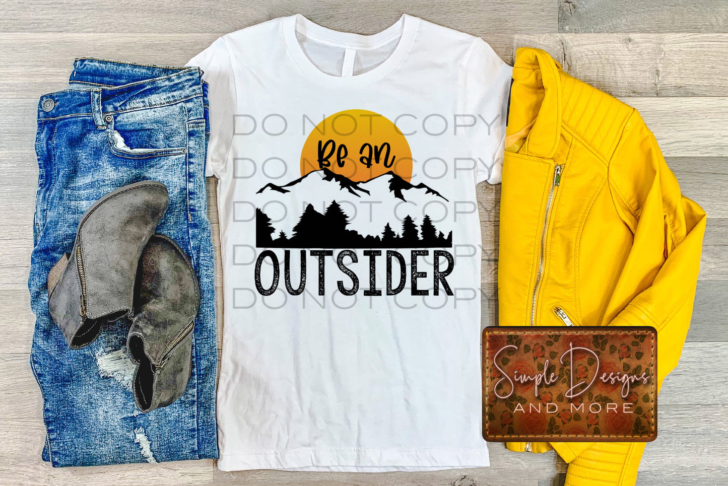 Be an Outsider Sublimation Heat Transfer Sheets