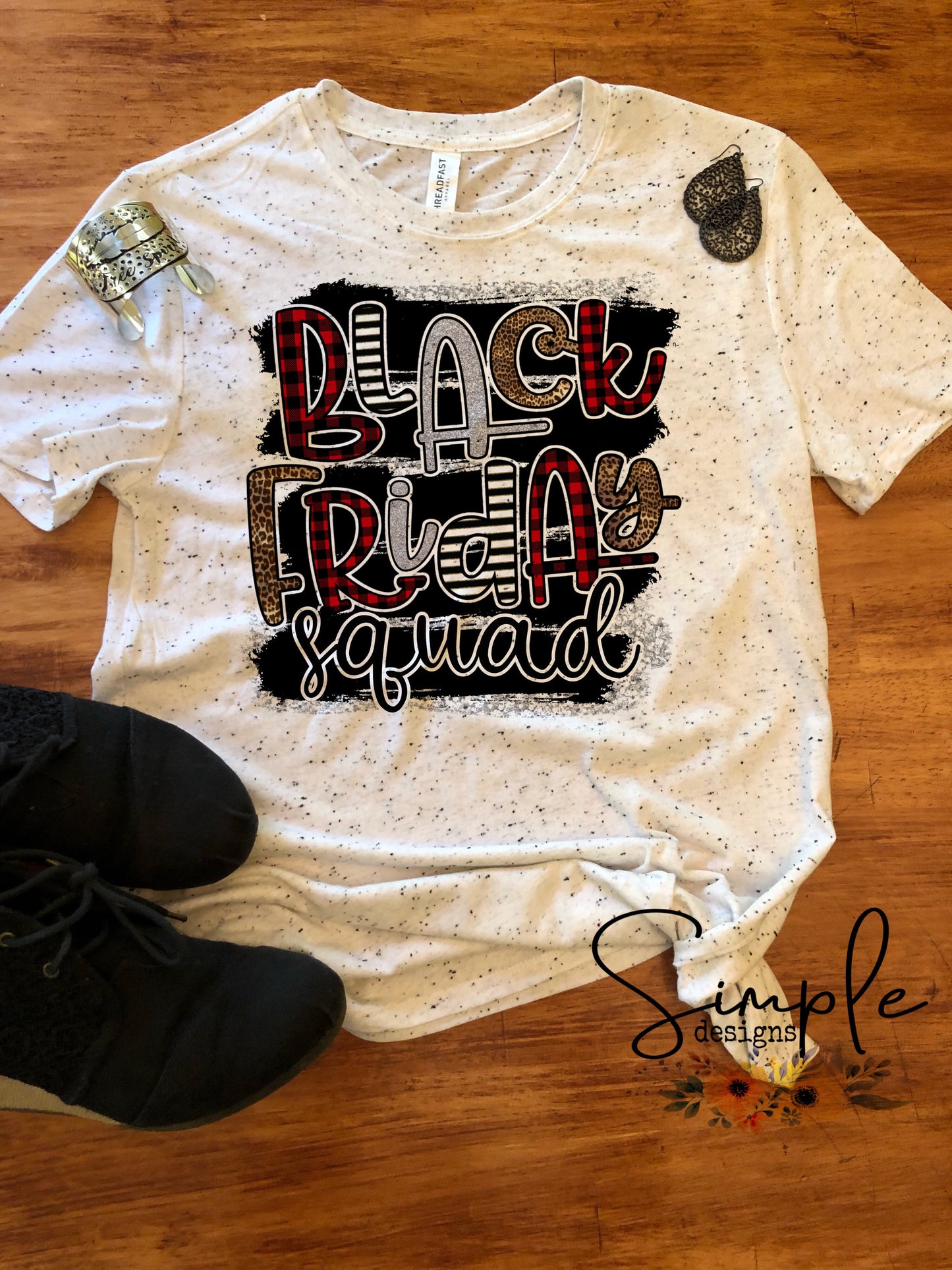 Black Friday Squad Sublimation Heat Transfer Sheet