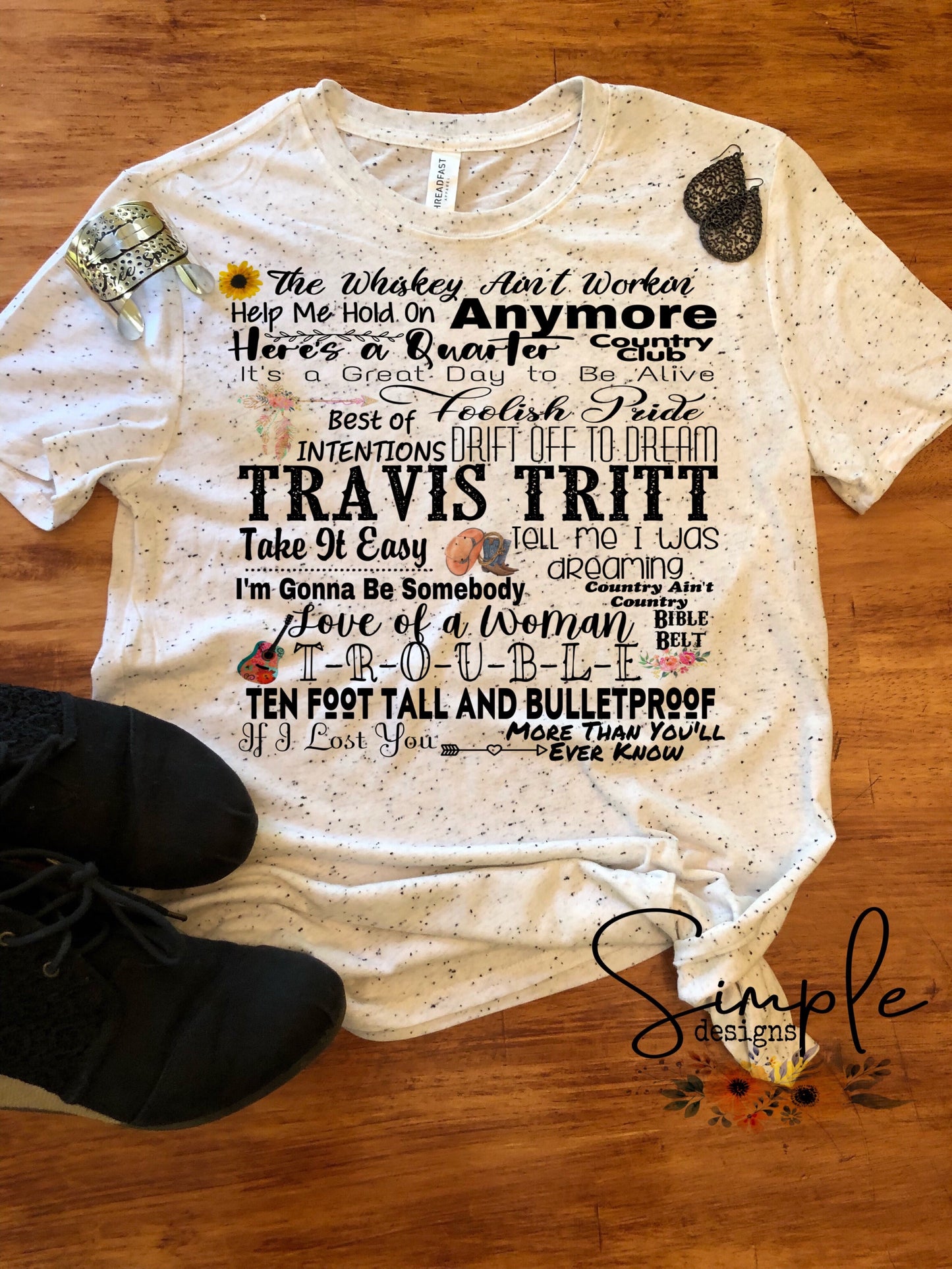TTritt Country Music Sublimation Heat Transfer Sheets