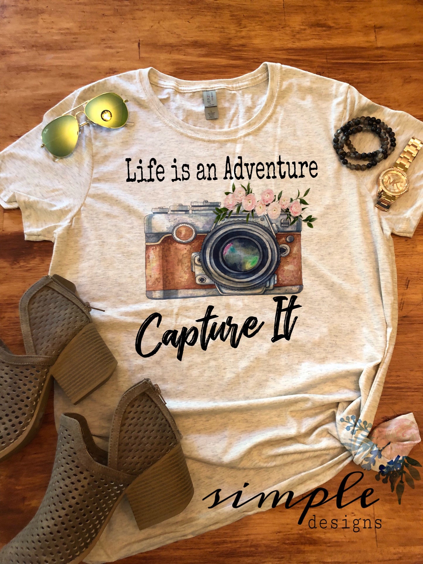 Life is an Adventure Capture It Sublimation Heat Transfer Sheet