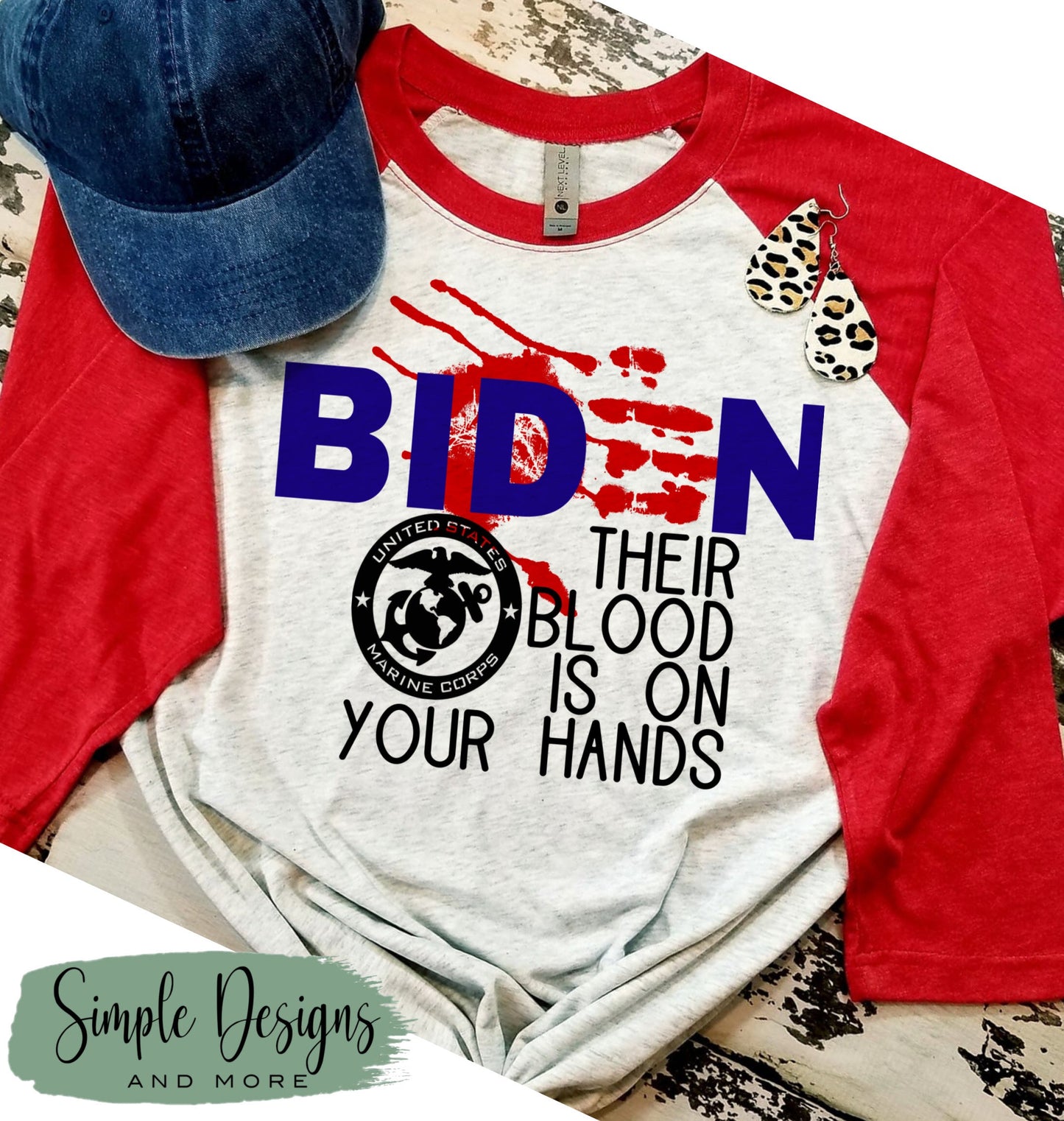 Their Blood is On Your Hands Sublimation Heat Transfer Sheets
