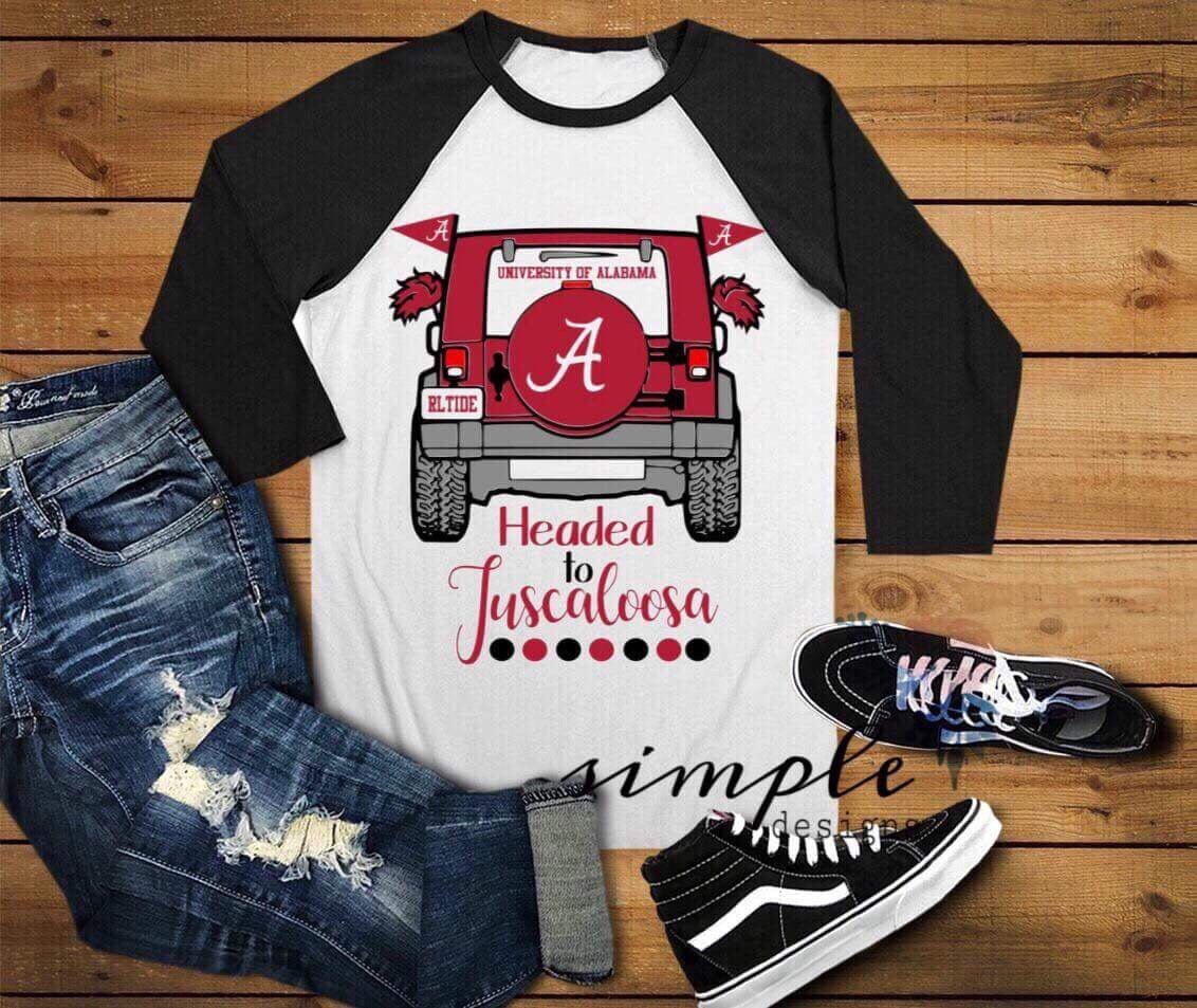 Alabama Tide Sublimation Heat Transfer Sheet