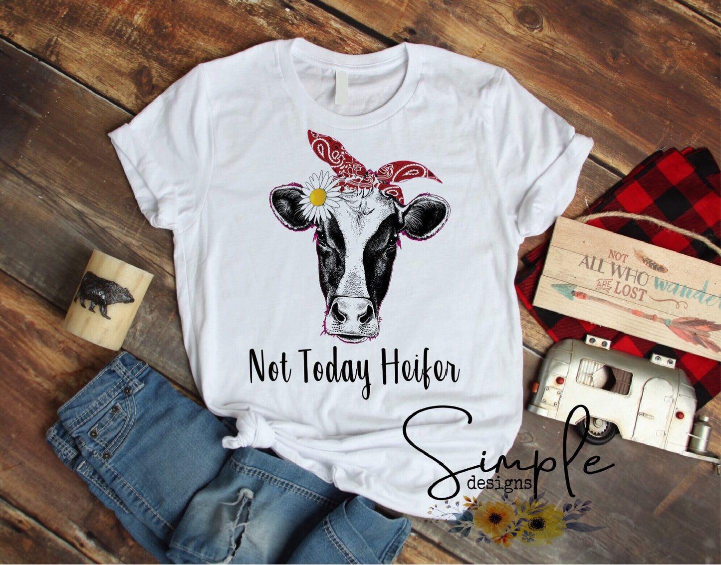 Not Today Heifer Sublimation Heat Transfer Sheet