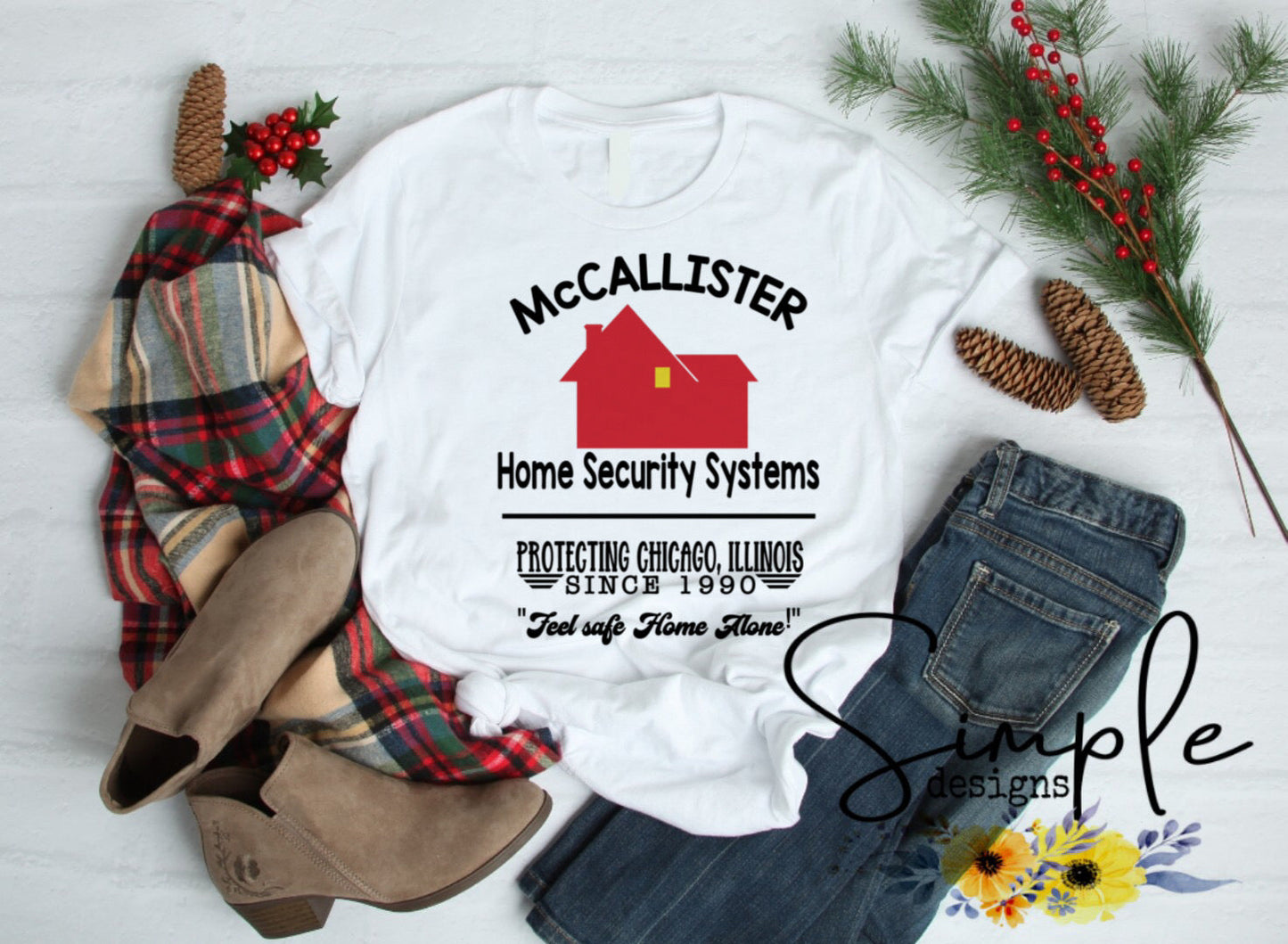 McCallister Home Security Sublimation Heat Transfer Sheets