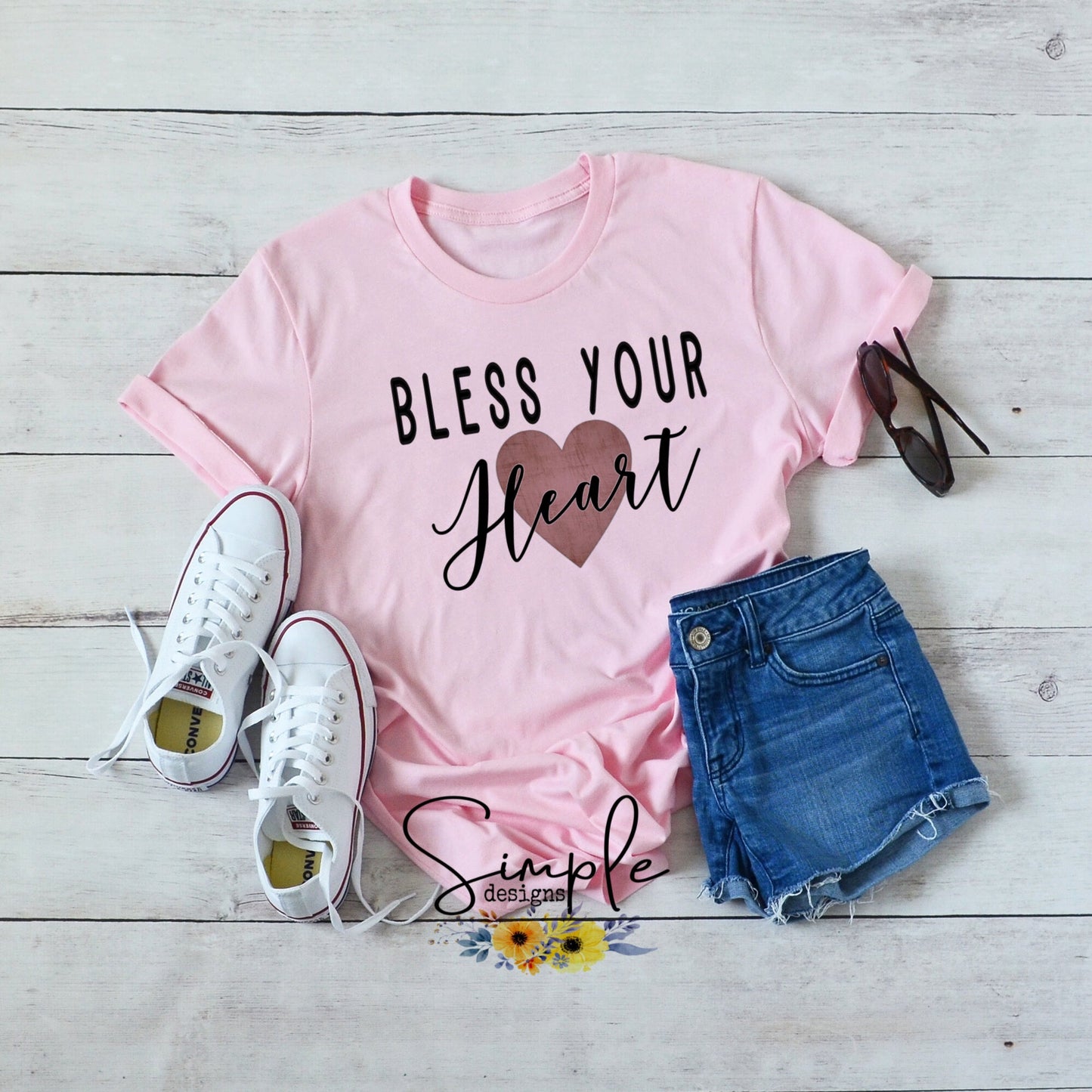 Bless Your Heart Sublimation Heat Transfer Sheets