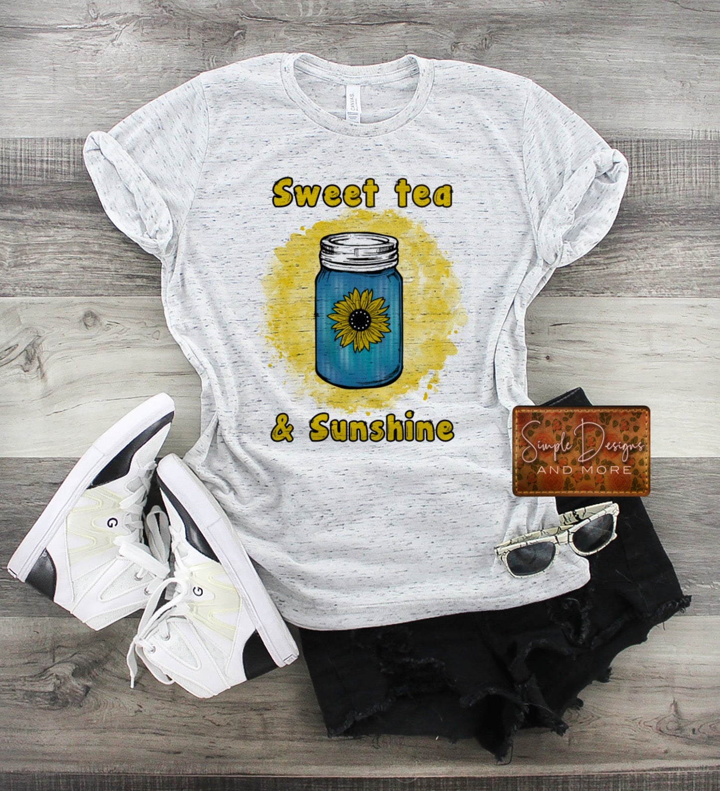 Sweet Tea and Sunshine Sublimation Heat Transfer Sheet