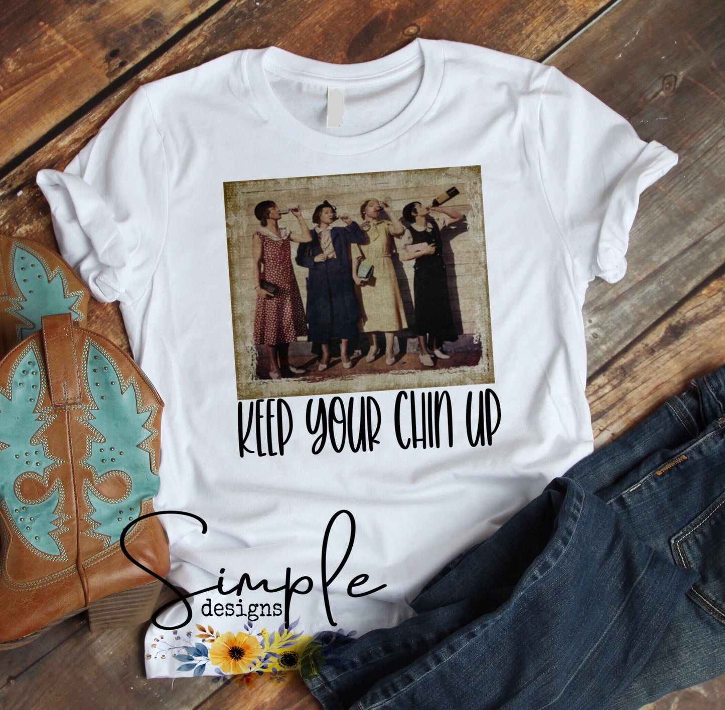 Keep Your Chin Up Sublimation Heat Transfer Sheet