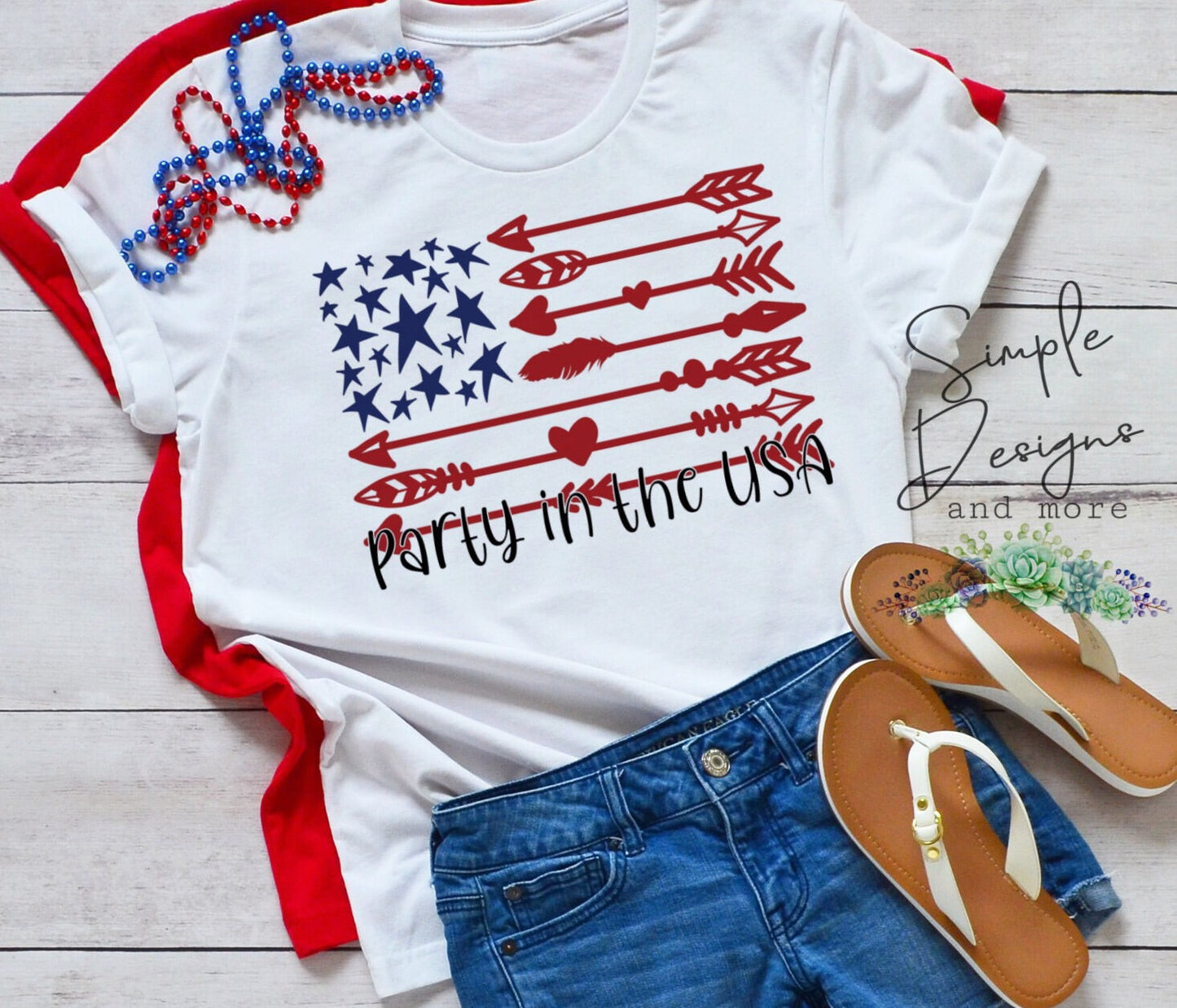 Party in the USA Sublimation Heat Transfer Sheets