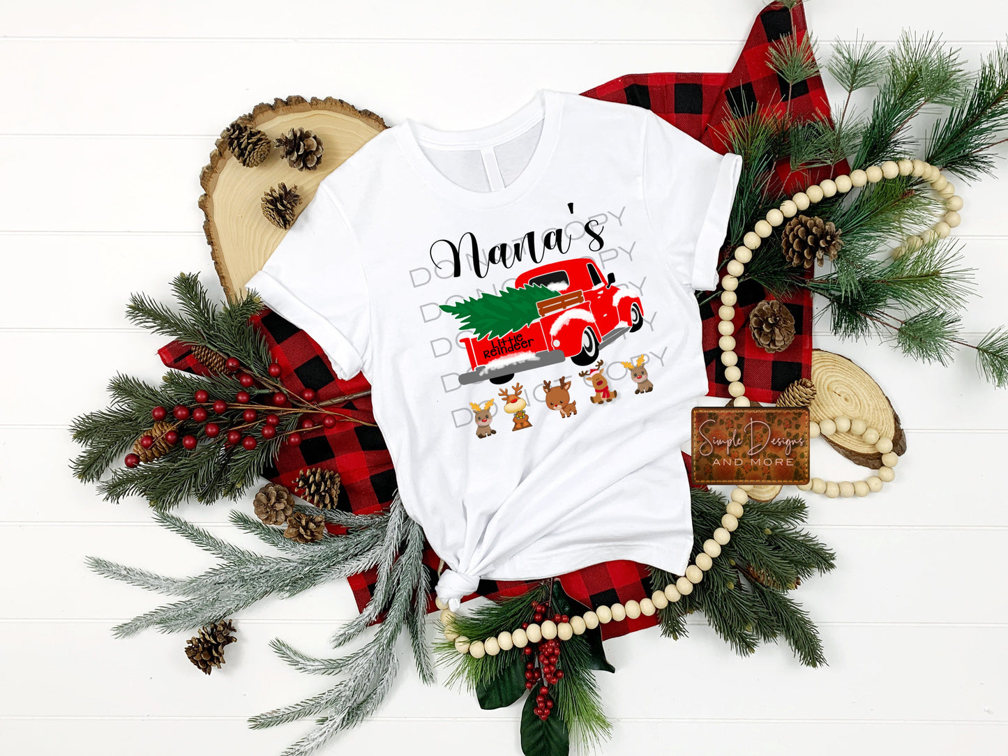 Nana’s Little Reindeer Sublimation Heat Transfer Sheets