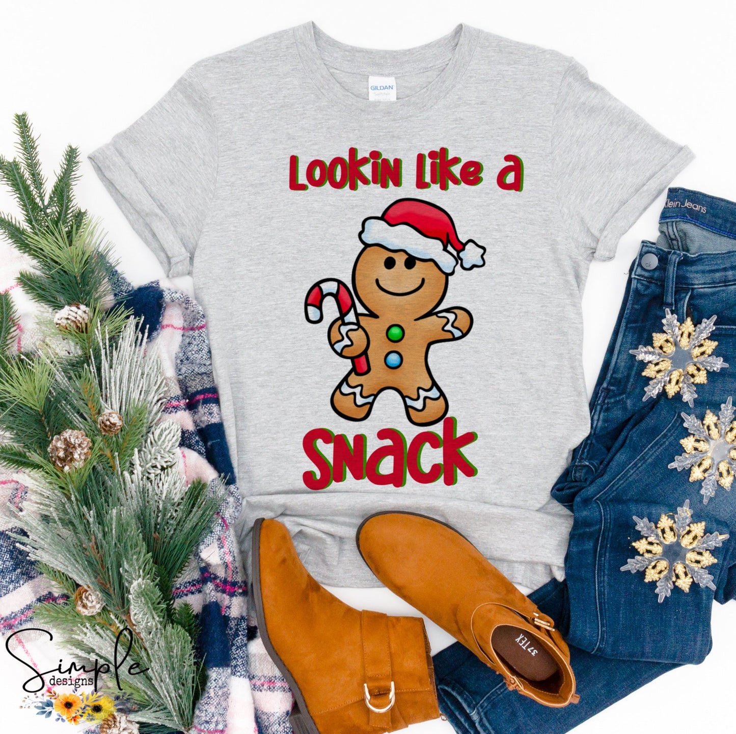 Looking Like a Snack Gingerbread Sublimation Heat Transfer Sheets