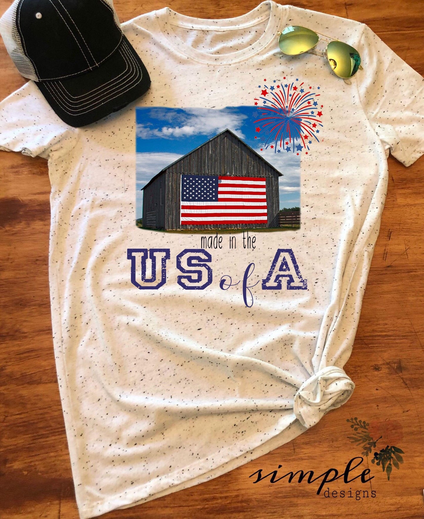 Made in the US of A Patriotic Sublimation Heat Transfer Sheet