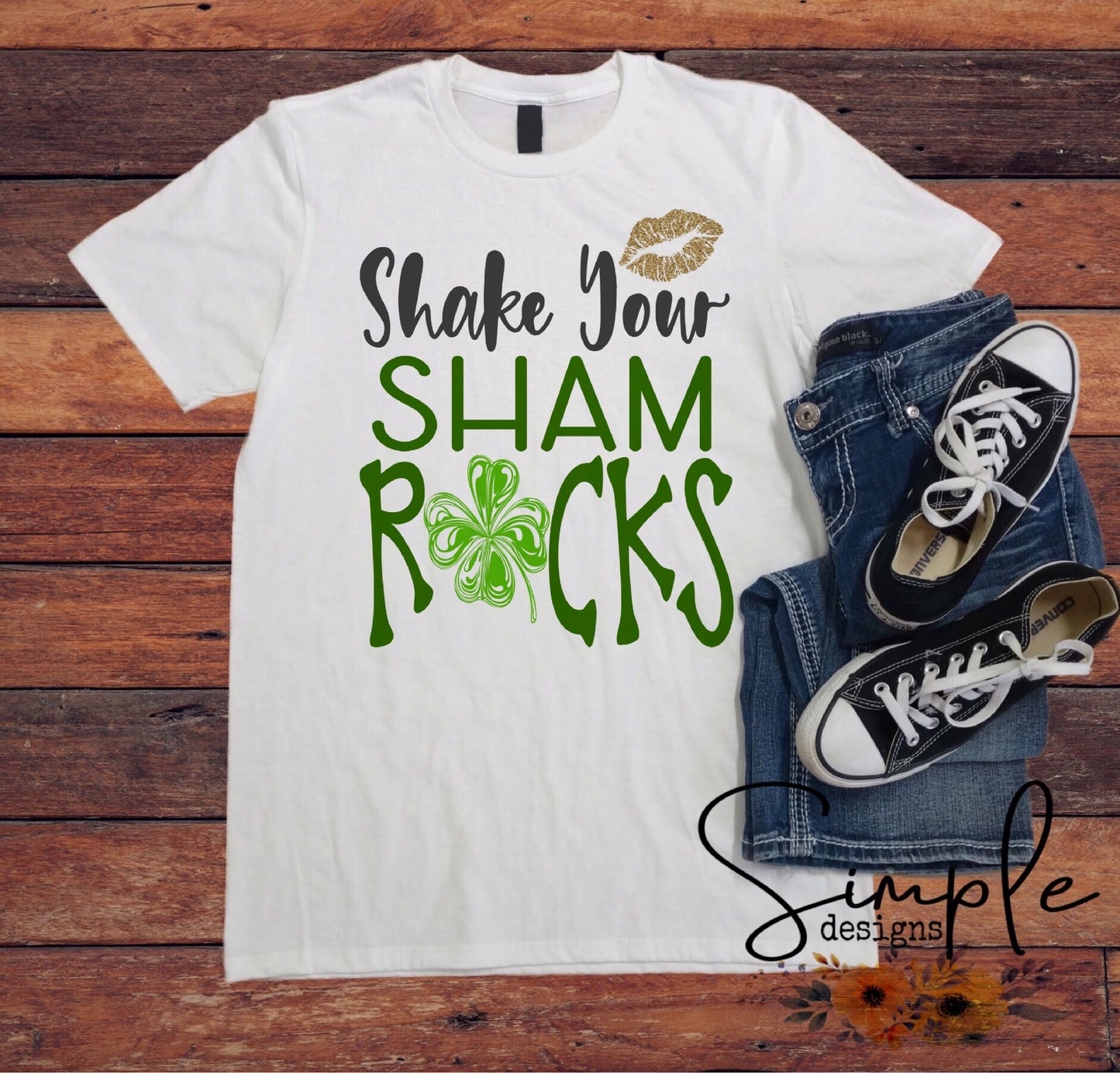 Shake Your Shamrocks St Patrick’s Day Sublimation Heat Transfer Sheet