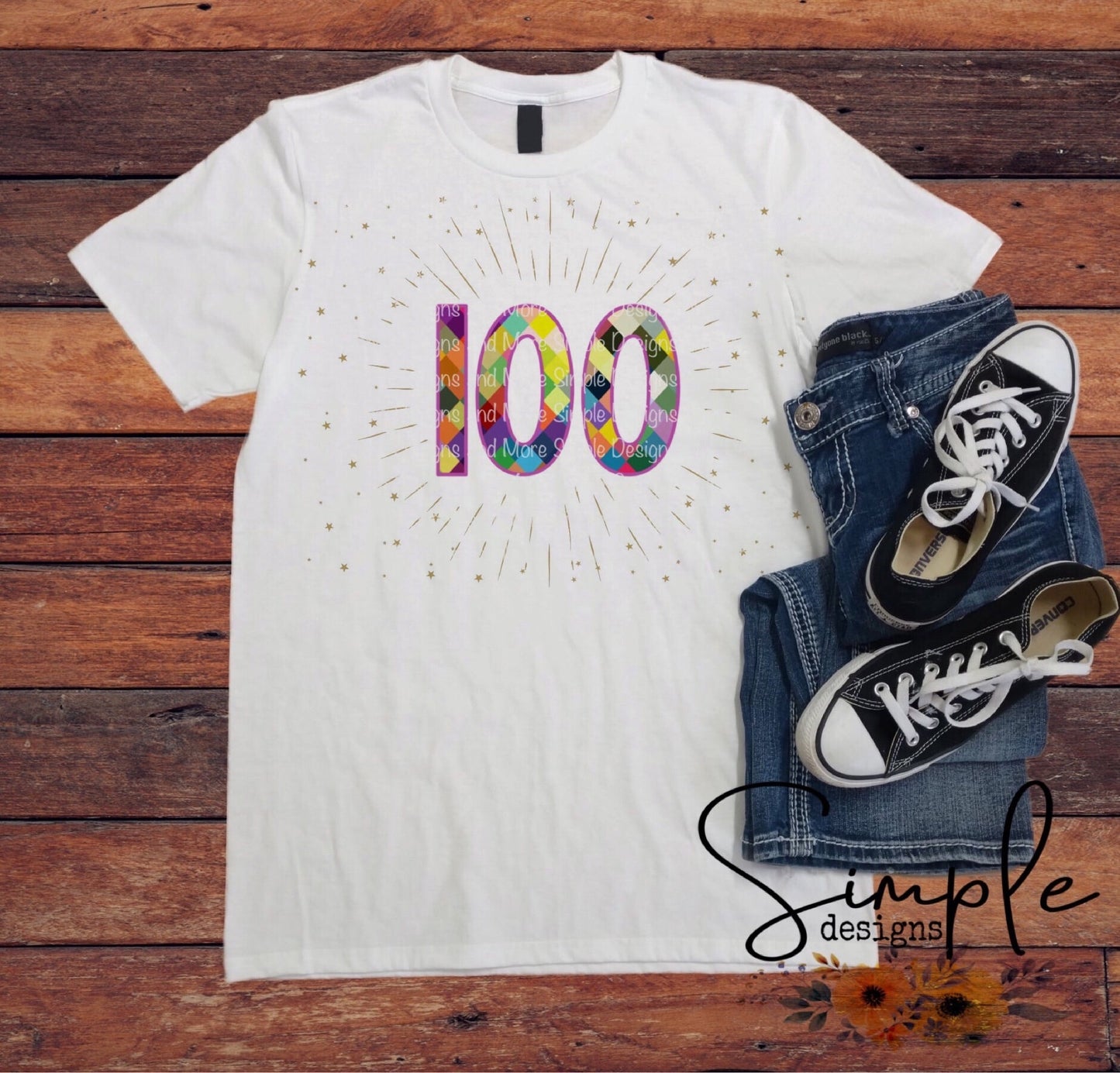 100 Days of School Sublimation Heat Transfer Sheet