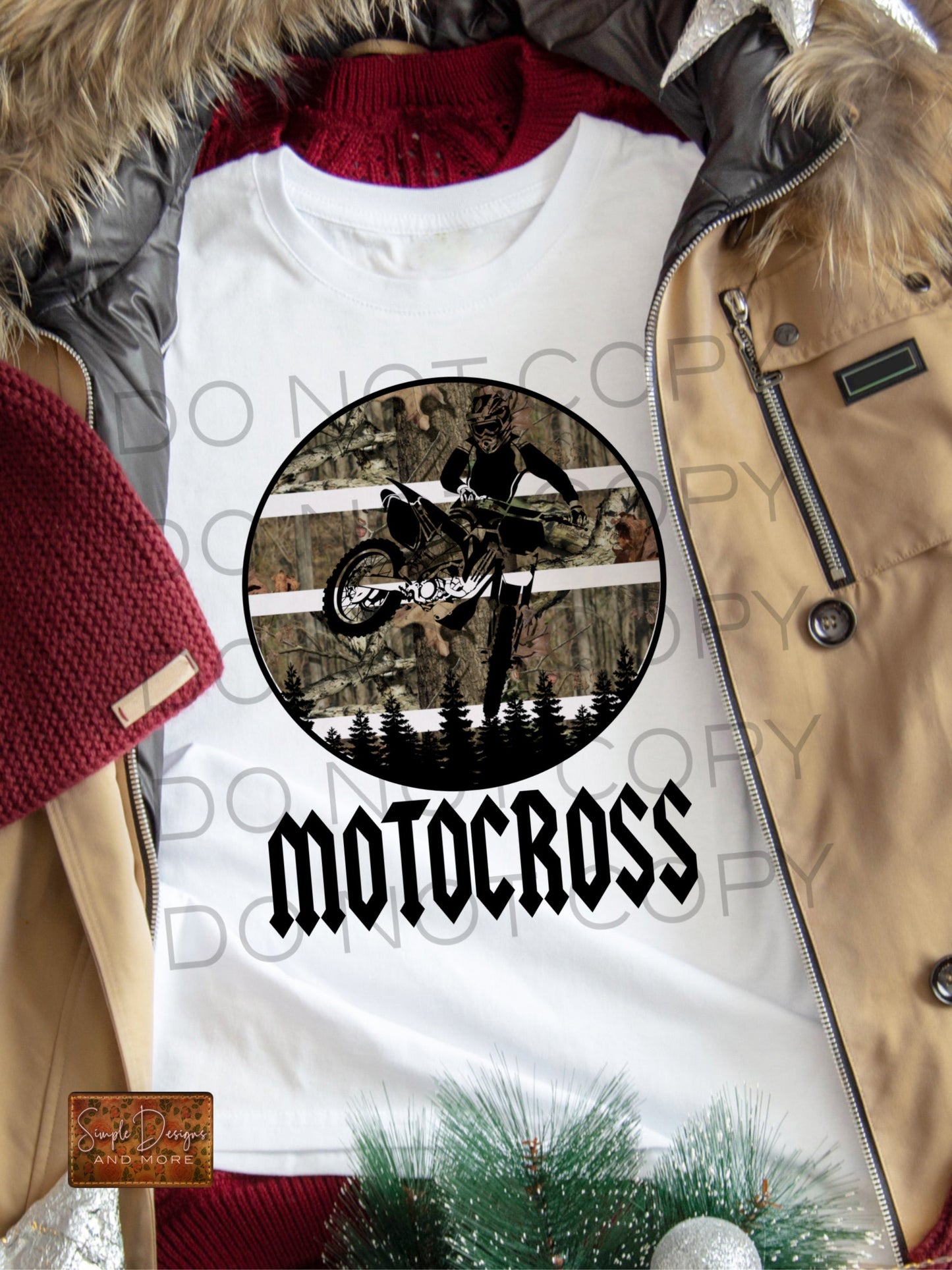 Motocross Camo Sublimation Heat Transfer Sheet