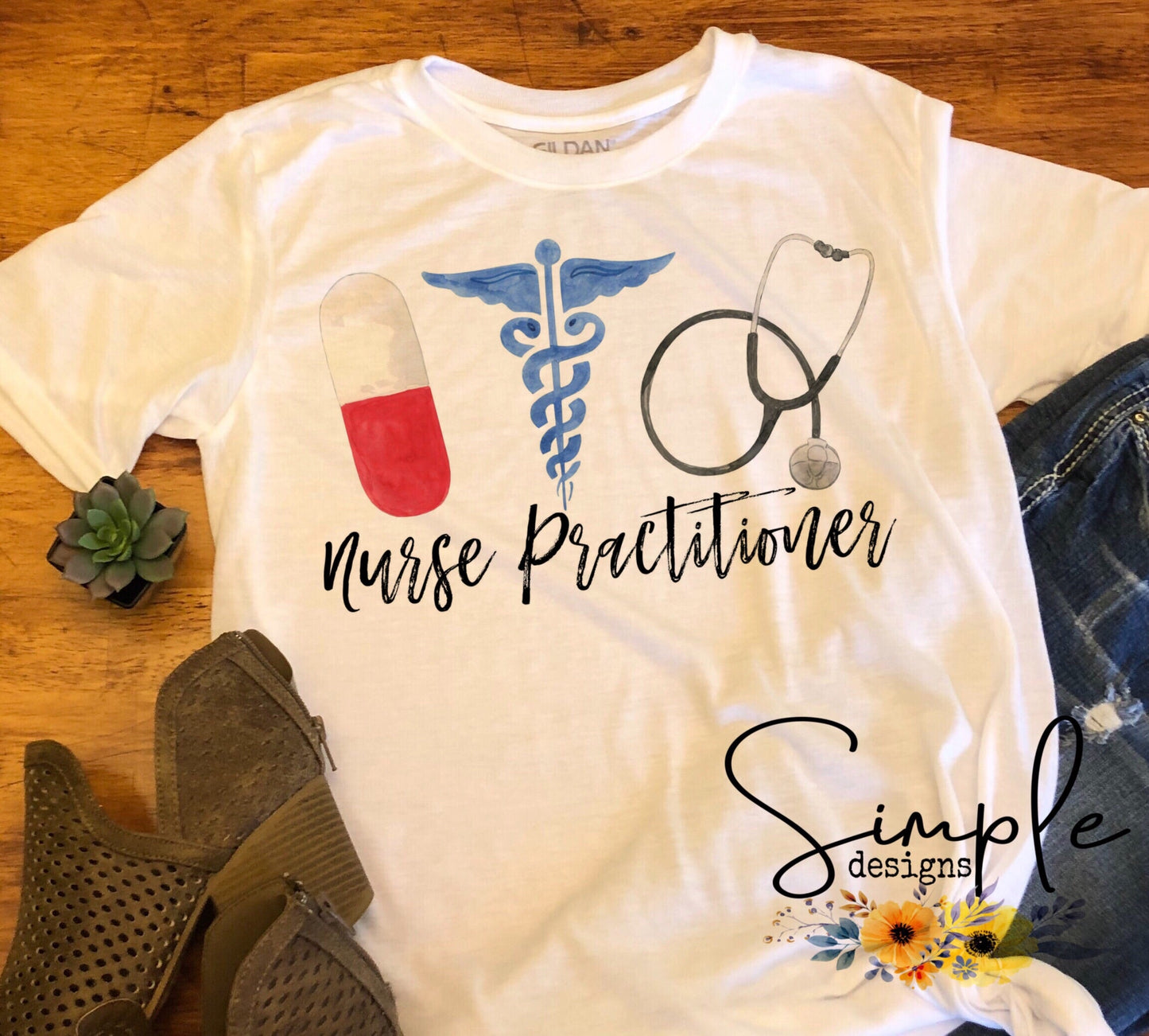 Nurse Practitioner Sublimation Heat Transfer Sheets