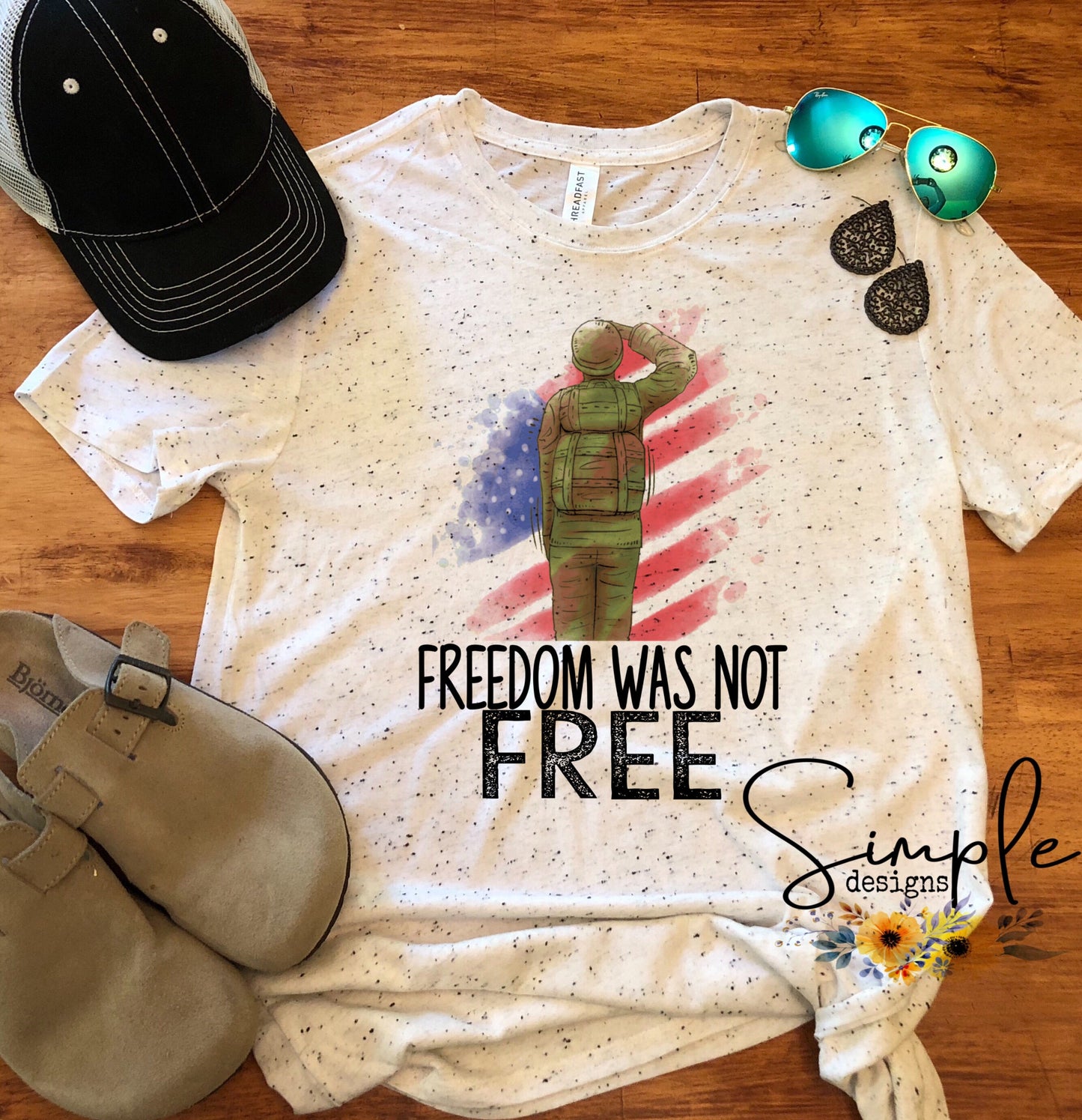 Freedom was not free Sublimation Heat Transfer Sheets